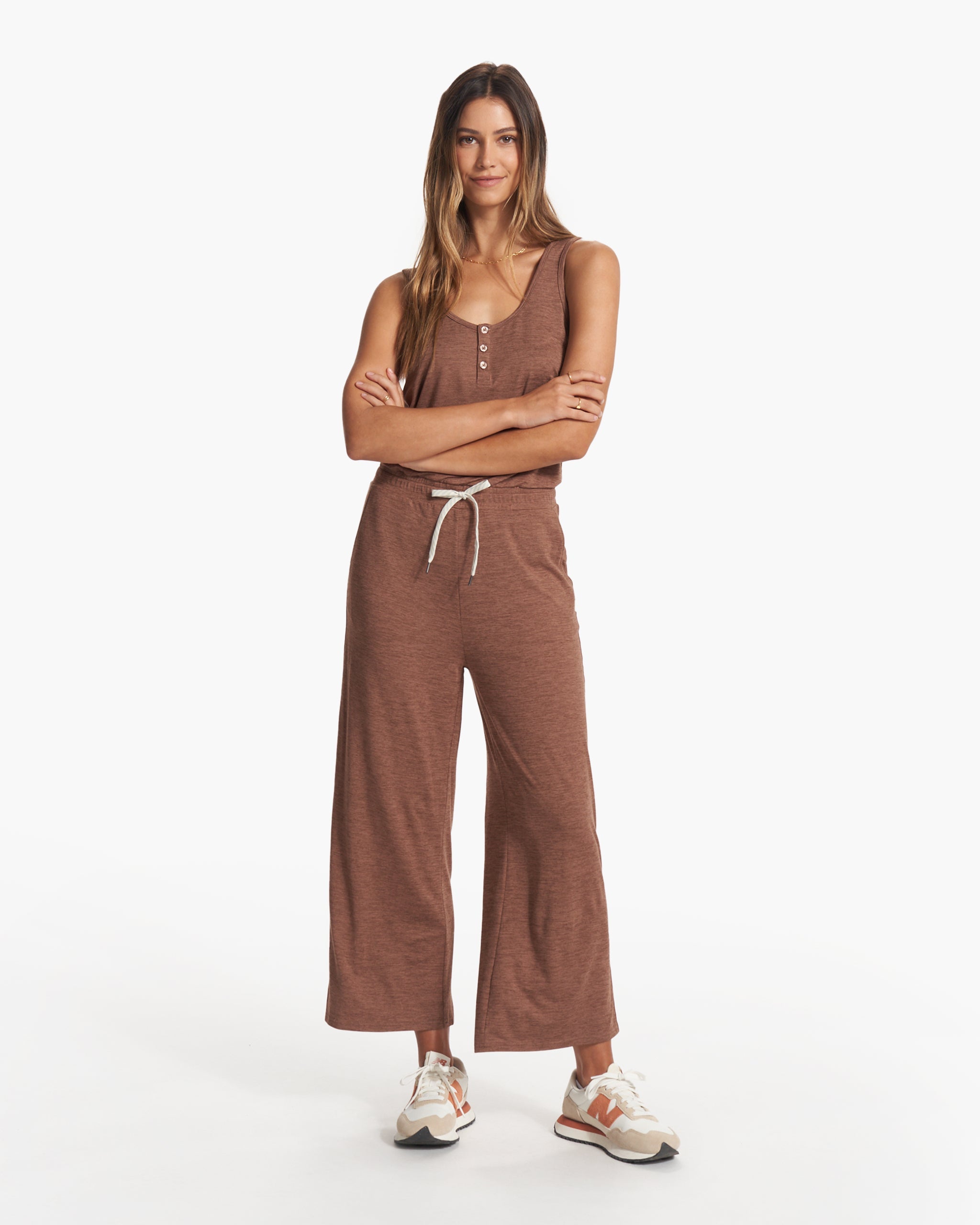 Falls Jumpsuit | Almond Heather