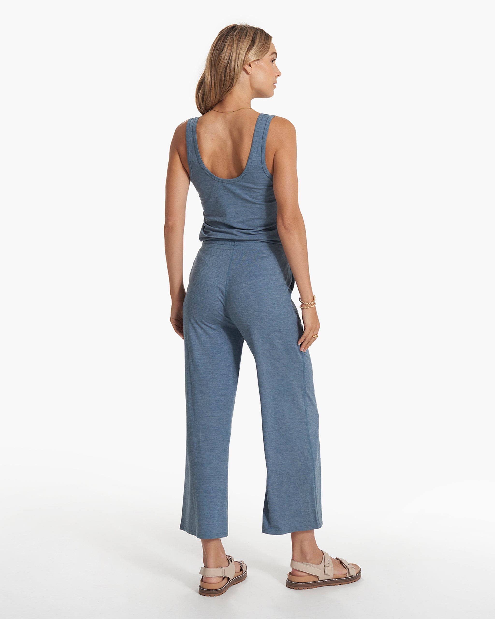 Falls Jumpsuit | Light Azure Heather