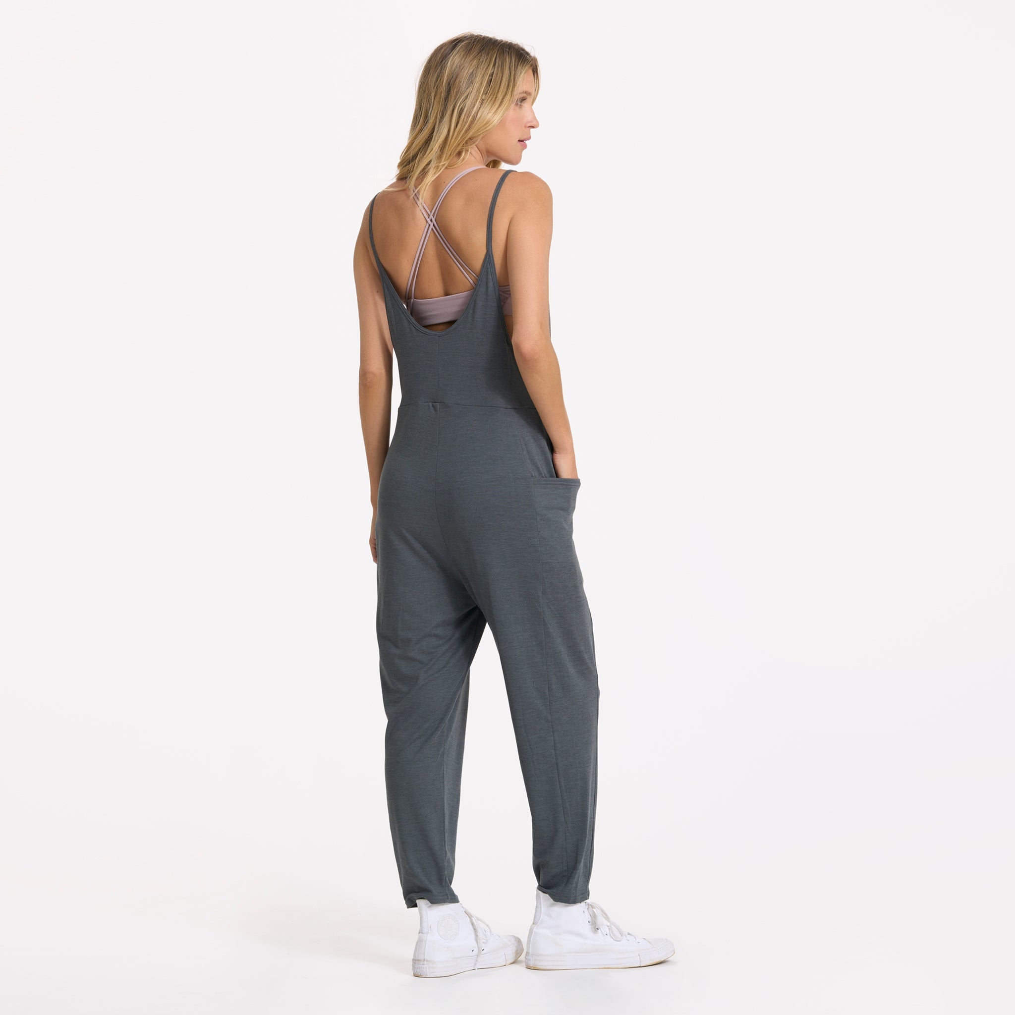 Breezy Jumpsuit | Shale Heather