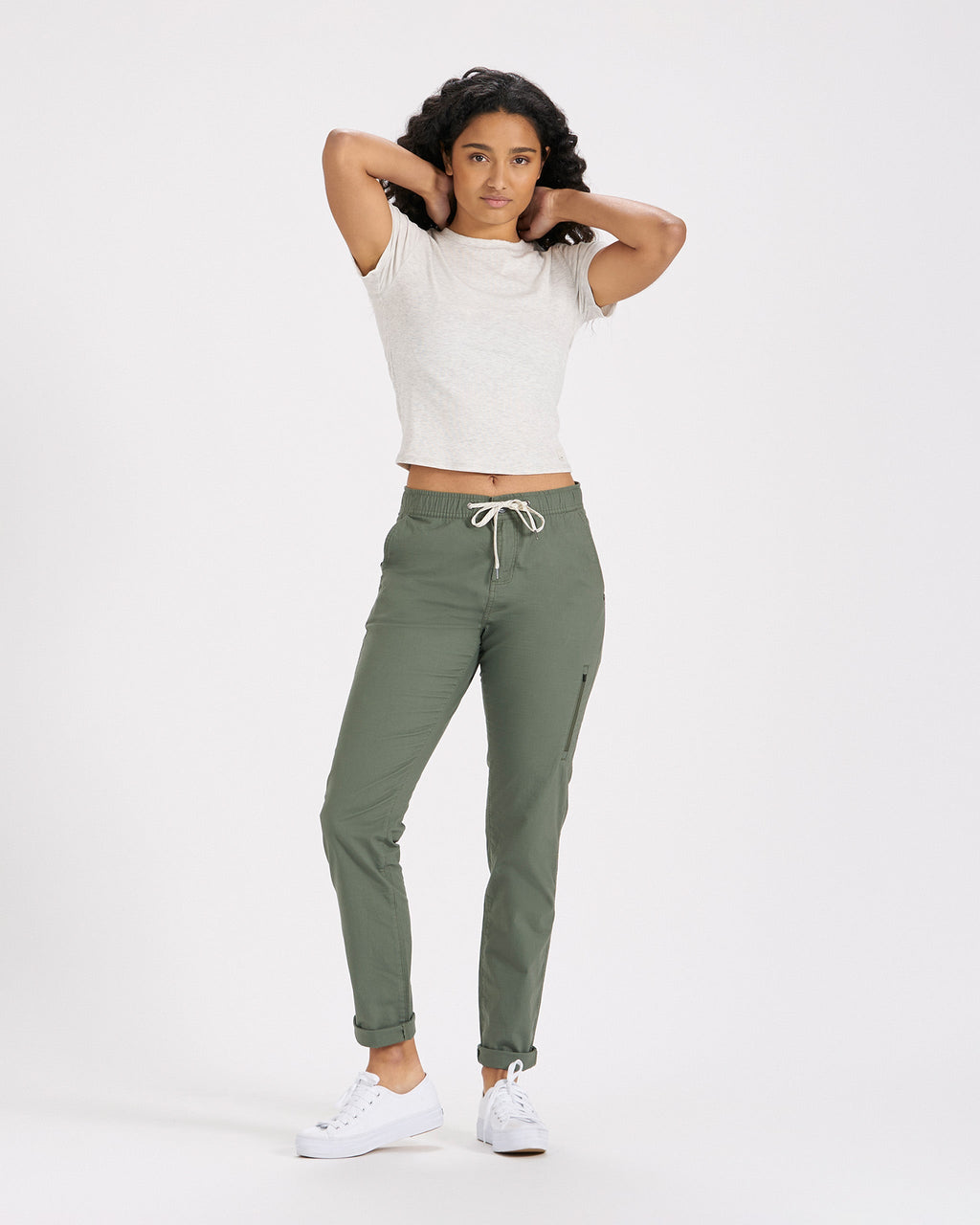 Womens Ripstop Pant - Long | Army