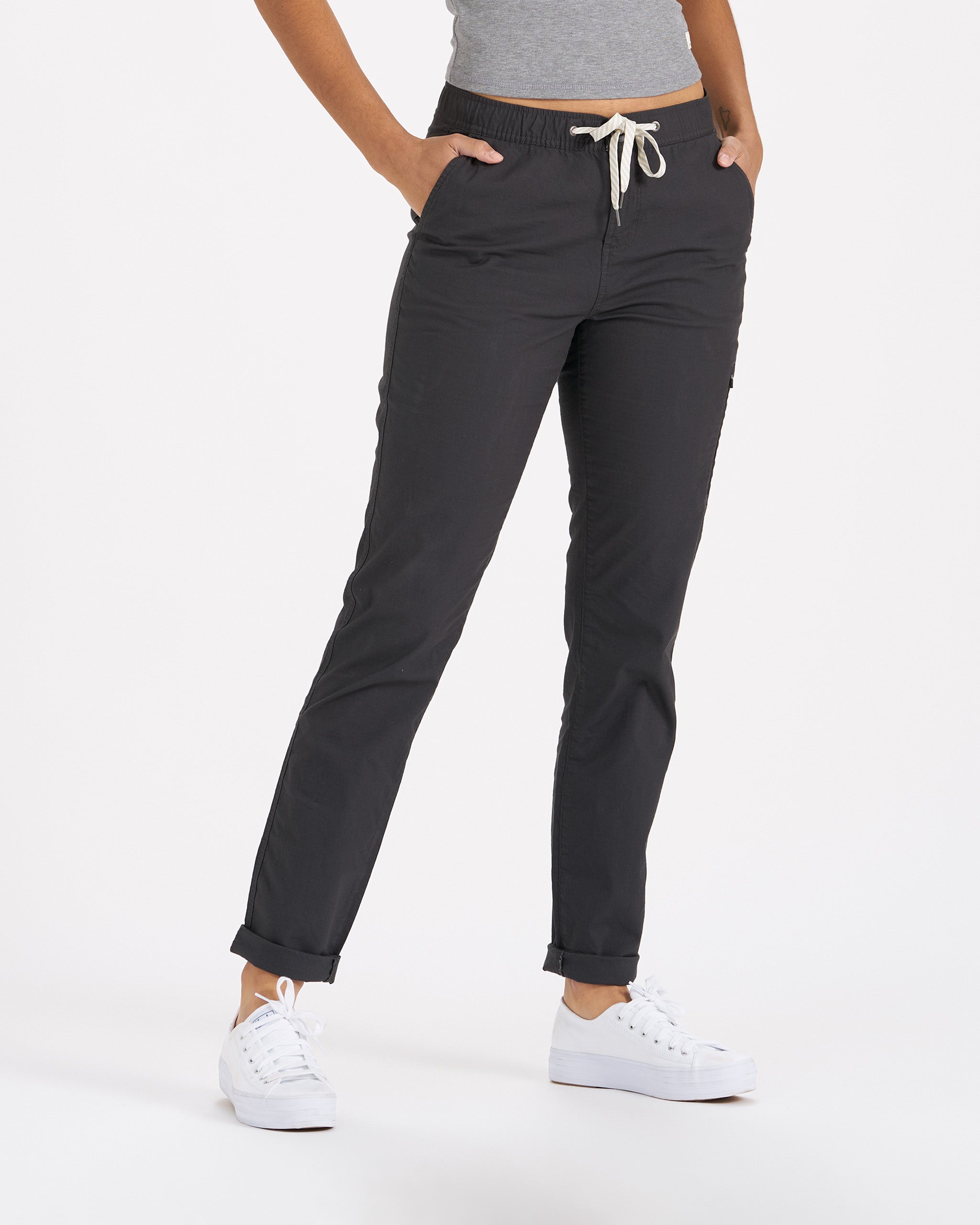 Womens Ripstop Pant - Long | Charcoal