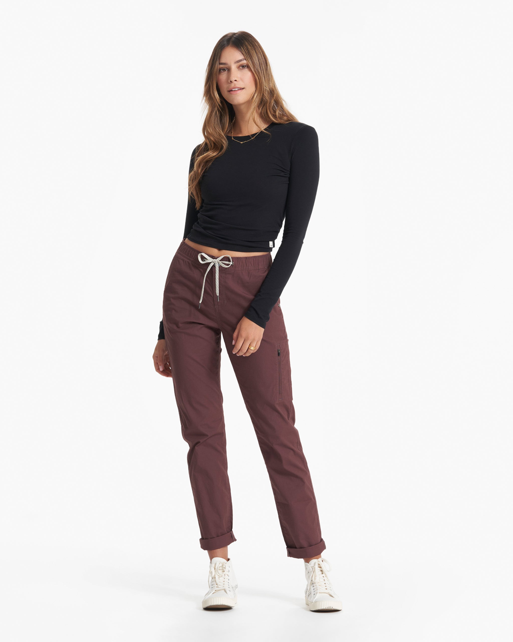 Womens Ripstop Pant - Long | Chestnut