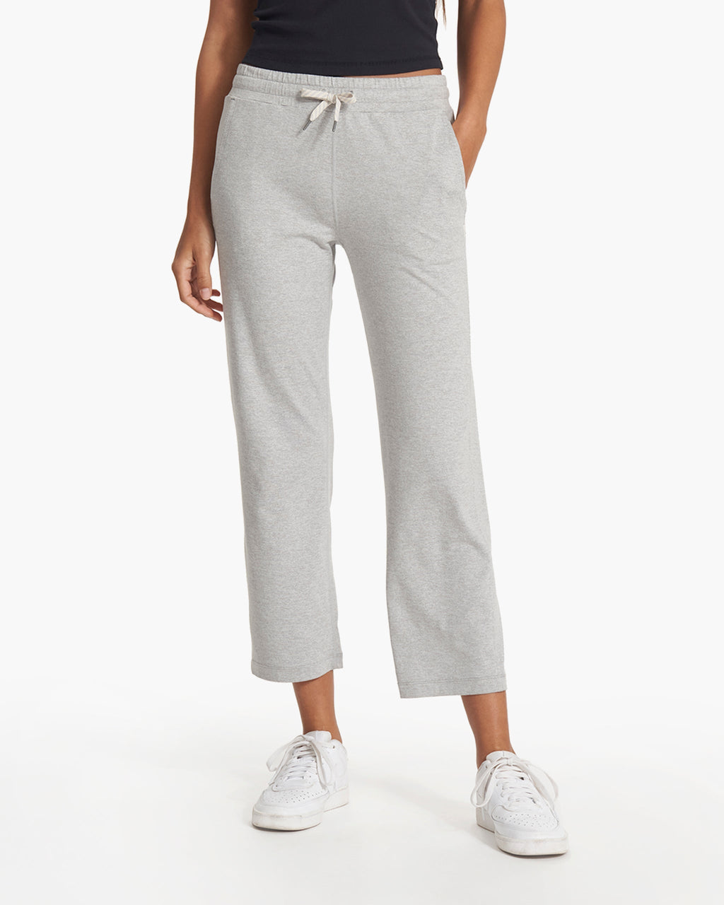 Halo Straight Leg | Pale Grey Heather