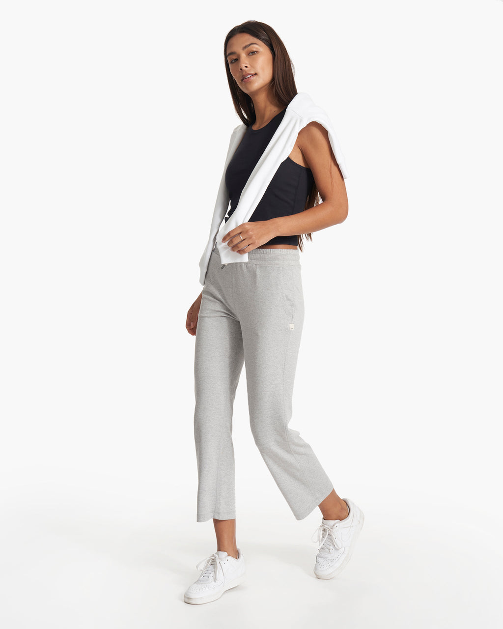 Halo Straight Leg | Pale Grey Heather