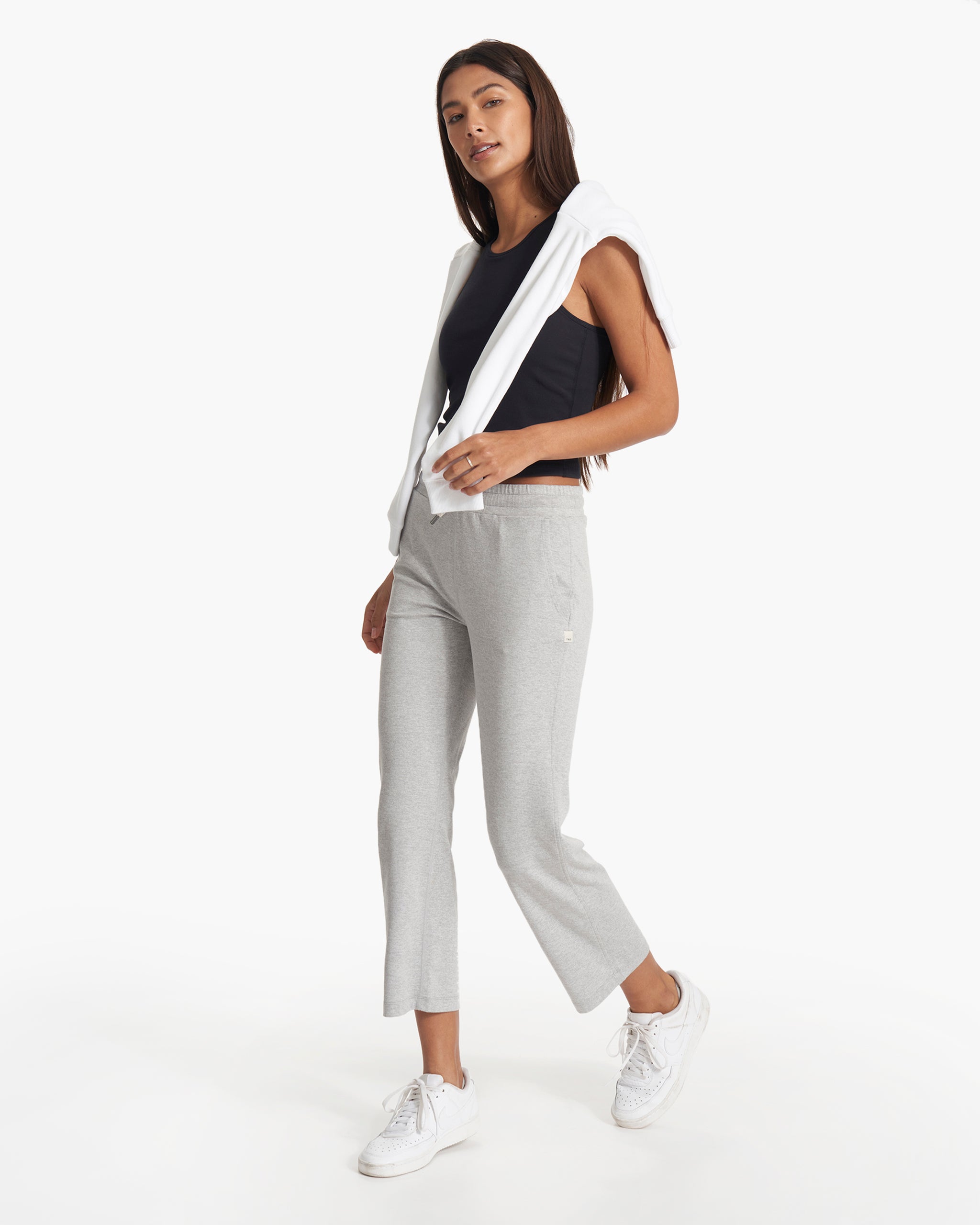 Halo Straight Leg | Pale Grey Heather