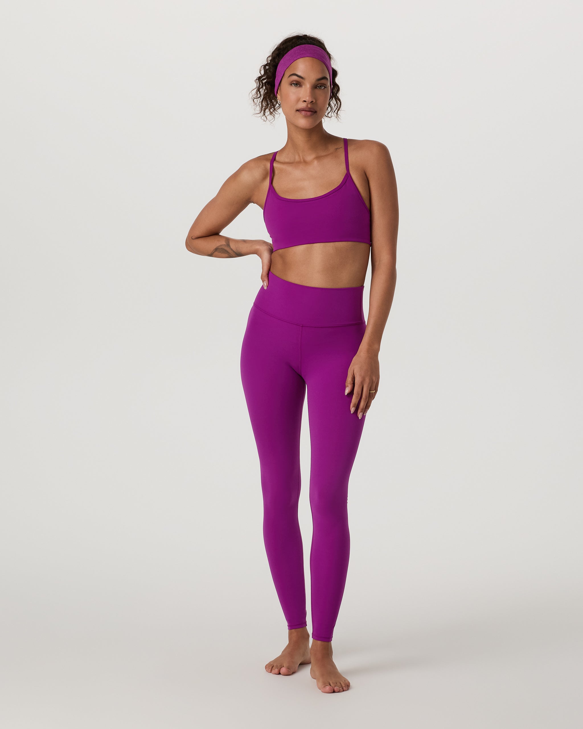 Vuori AllTheFeels™ Legging - Short | Magenta