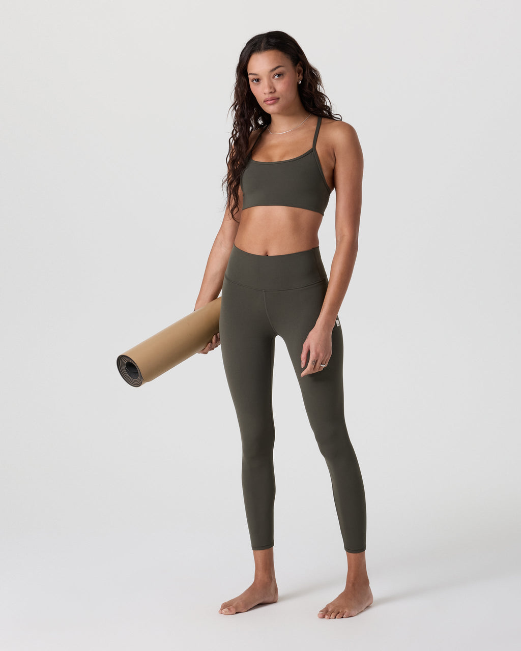 Vuori AllTheFeels™ Legging - Short | Kale