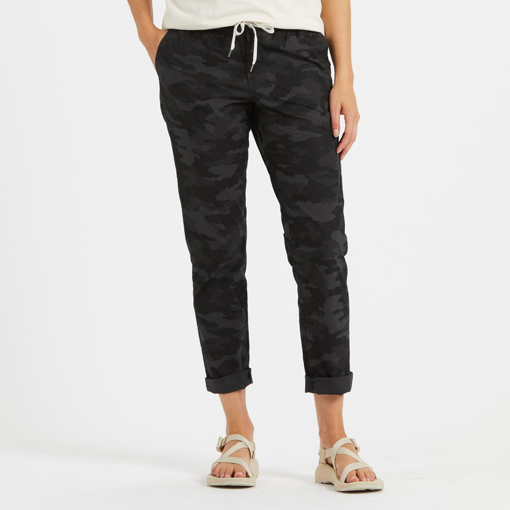 Womens Ripstop Pant | Black Camo