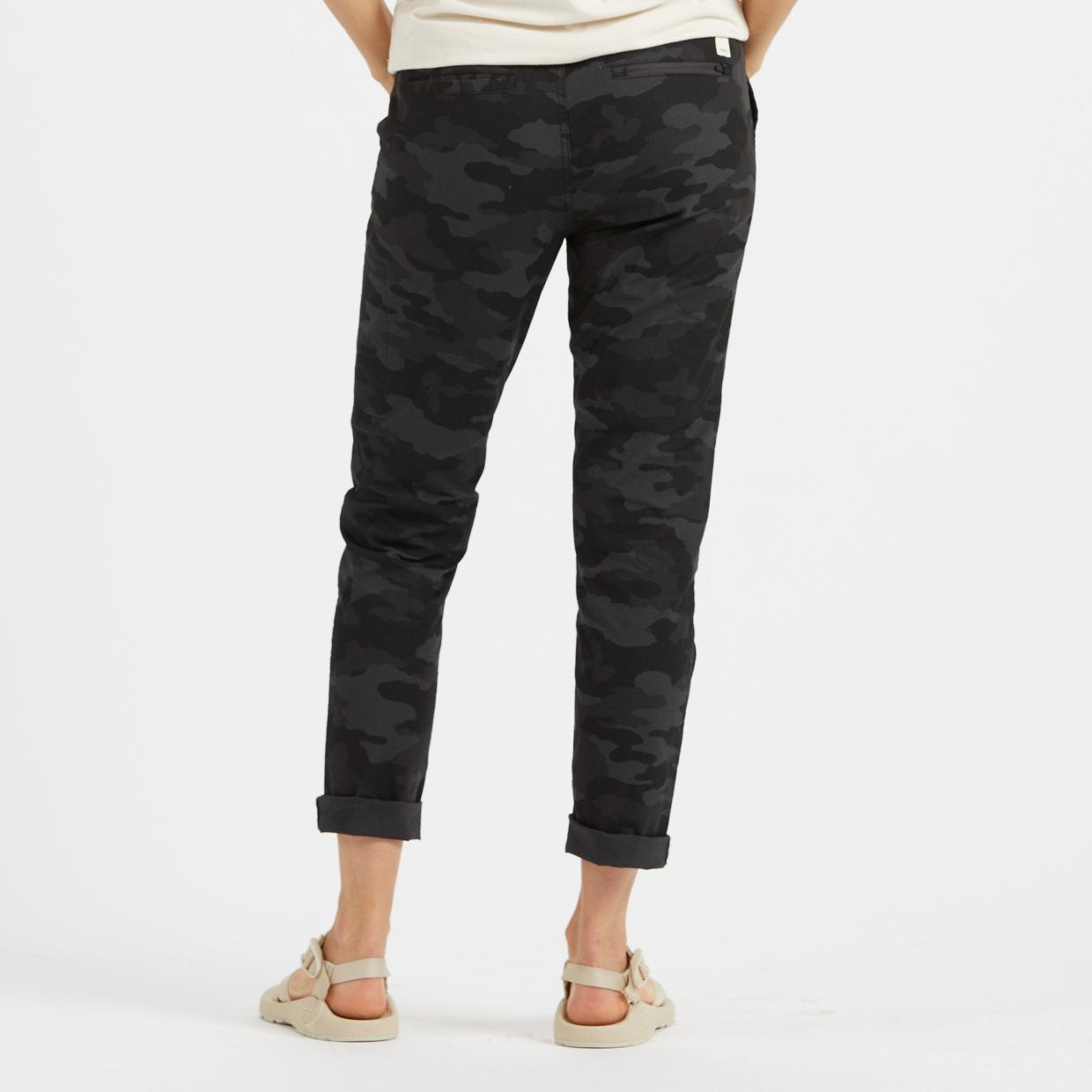 Womens Ripstop Pant | Black Camo