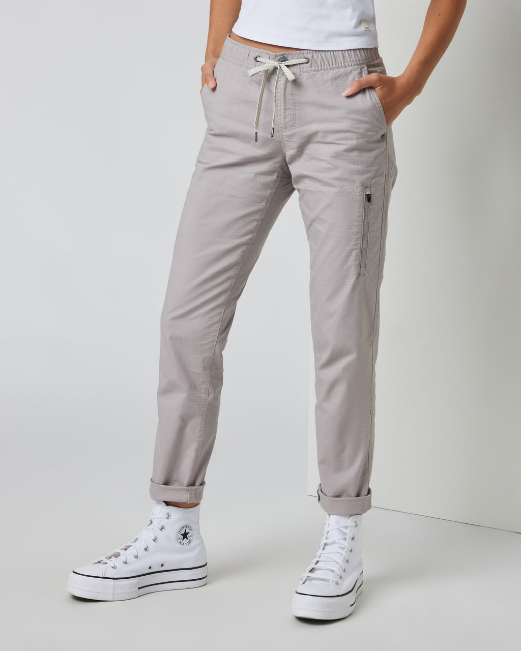 Womens Ripstop Pant | Soft Pewter