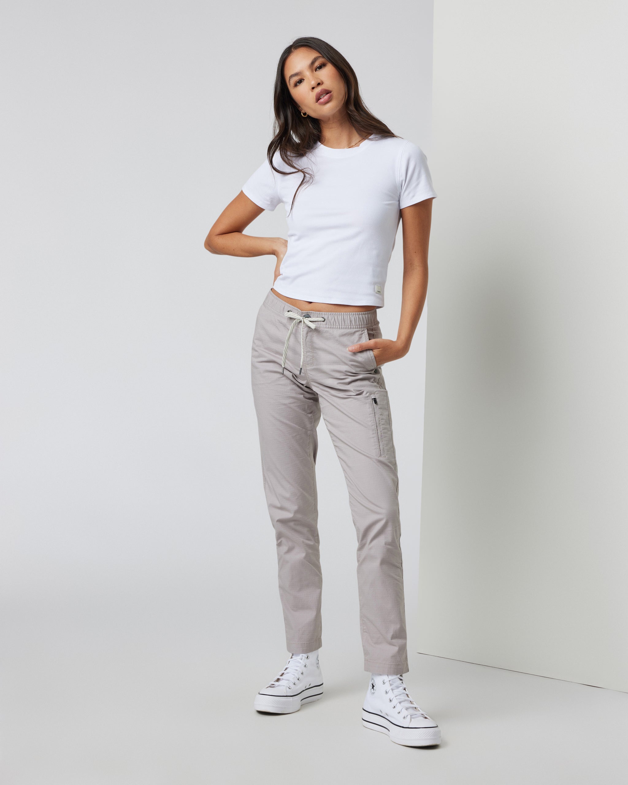Womens Ripstop Pant | Soft Pewter