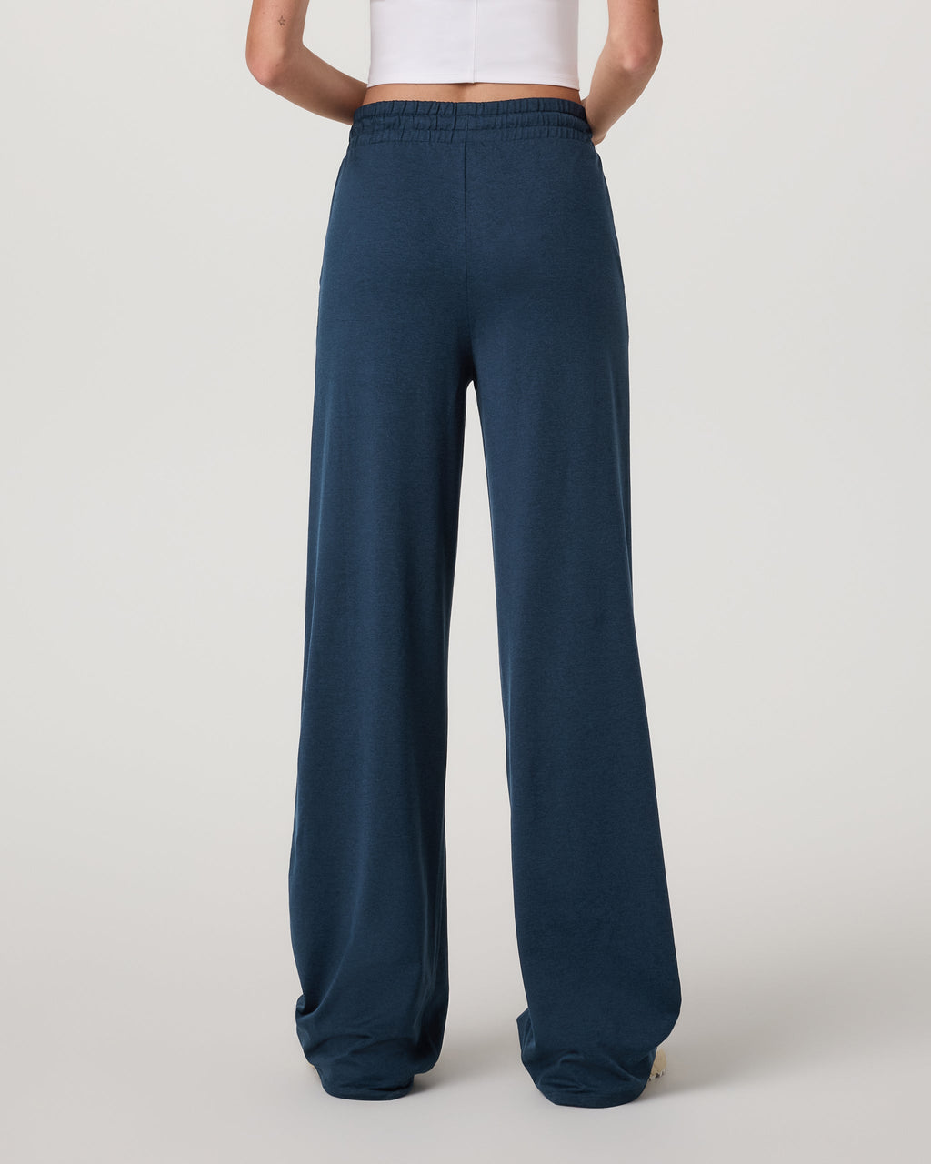 Halo Essential Wideleg Pant | Blue Coast Heather