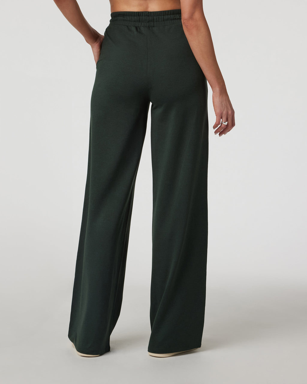 Halo Essential Wideleg Pant - Long | Aspen Heather