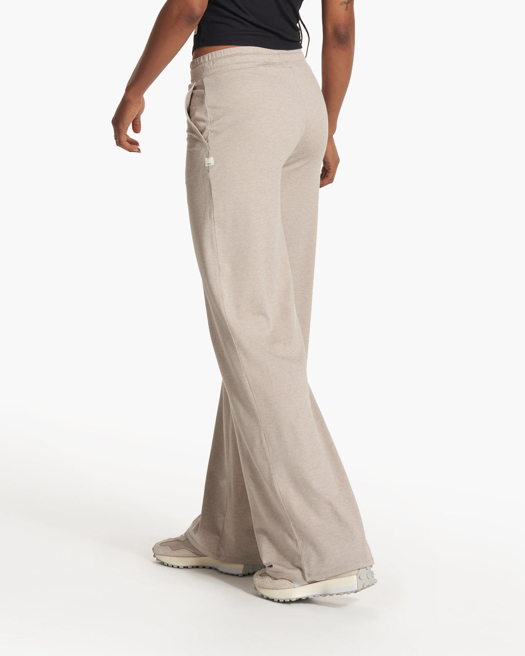 Halo Essential Wideleg Pant - Long | Dark Salt Heather