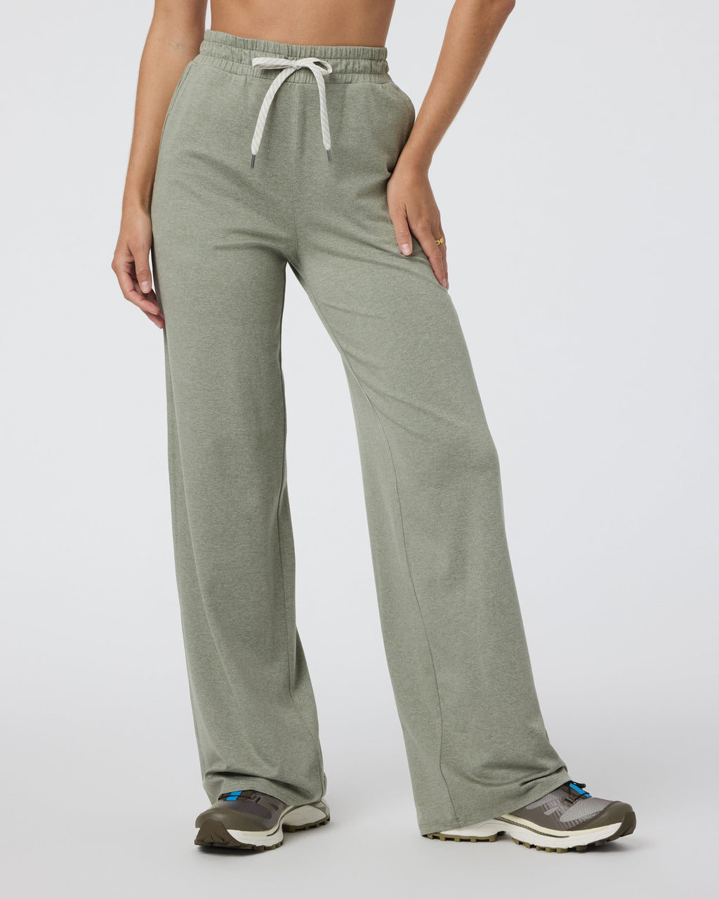 Halo Essential Wideleg Pant - Long | Laurel Heather