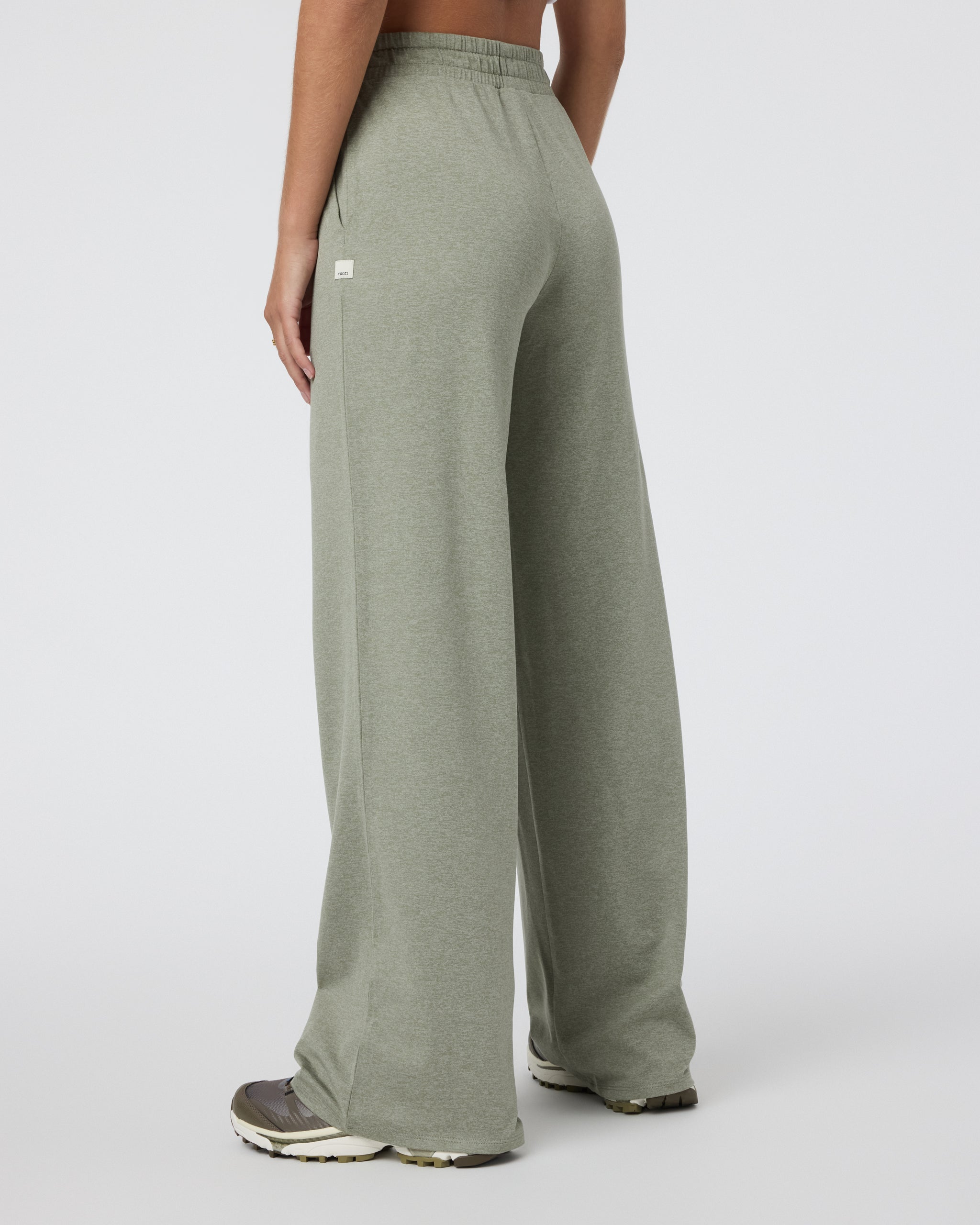 Halo Essential Wideleg Pant - Short | Laurel Heather