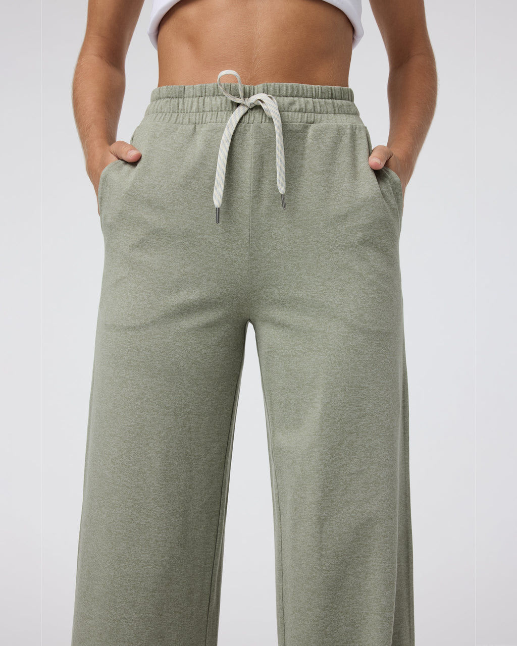 Halo Essential Wideleg Pant - Short | Laurel Heather