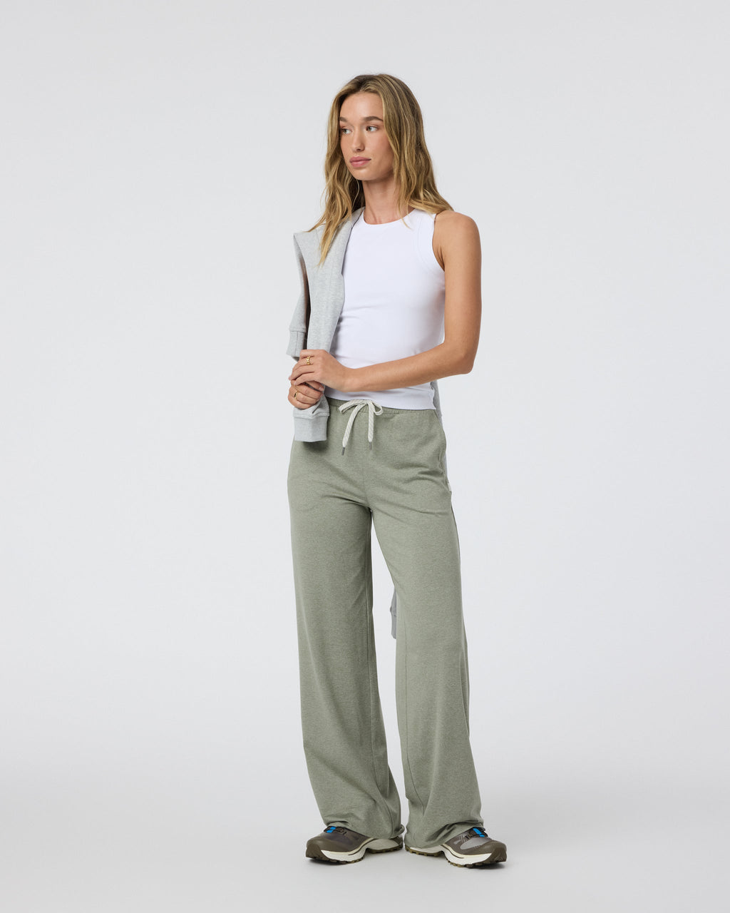 Halo Essential Wideleg Pant - Short | Laurel Heather