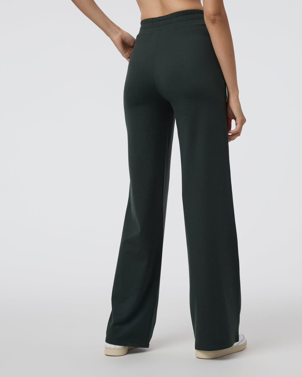 Halo Essential Wideleg Pant | Aspen Heather