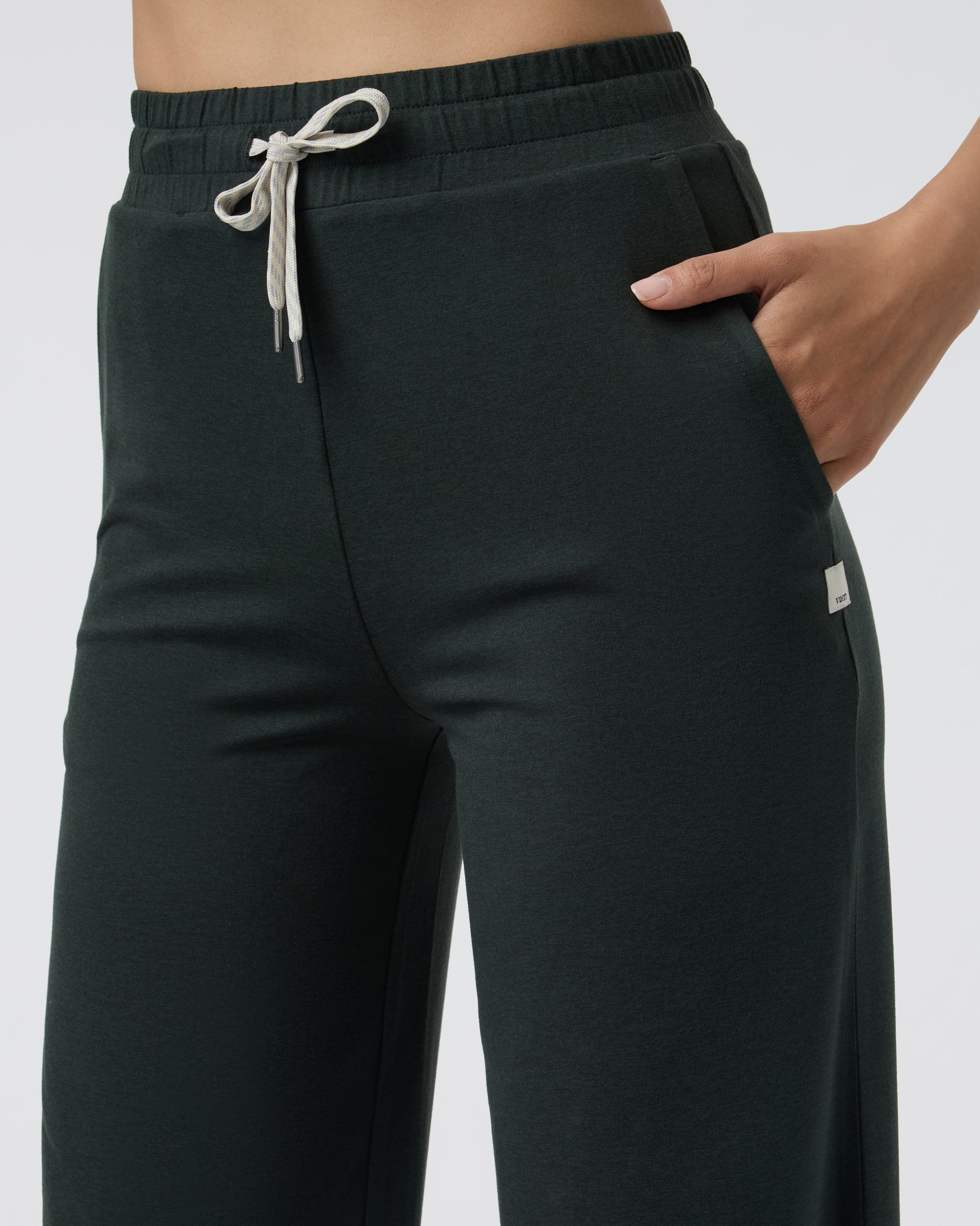 Halo Essential Wideleg Pant | Aspen Heather