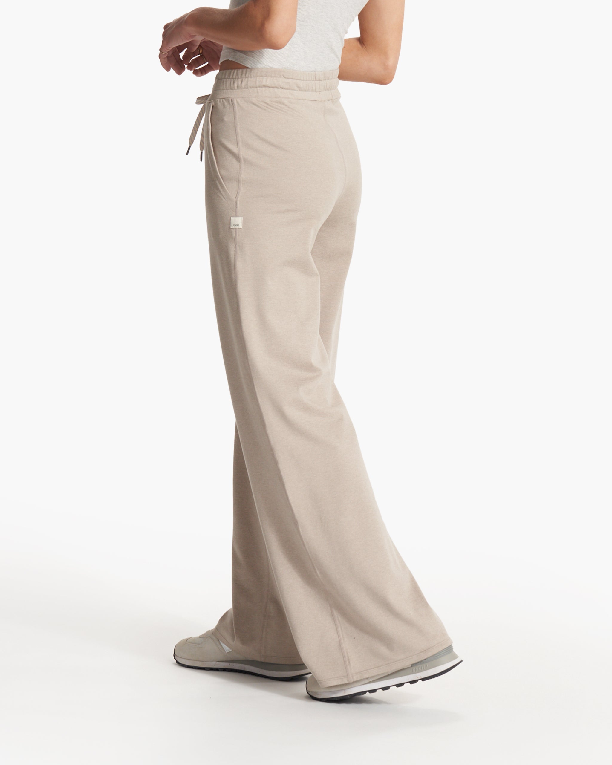 Halo Essential Wideleg Pant | Dark Salt Heather