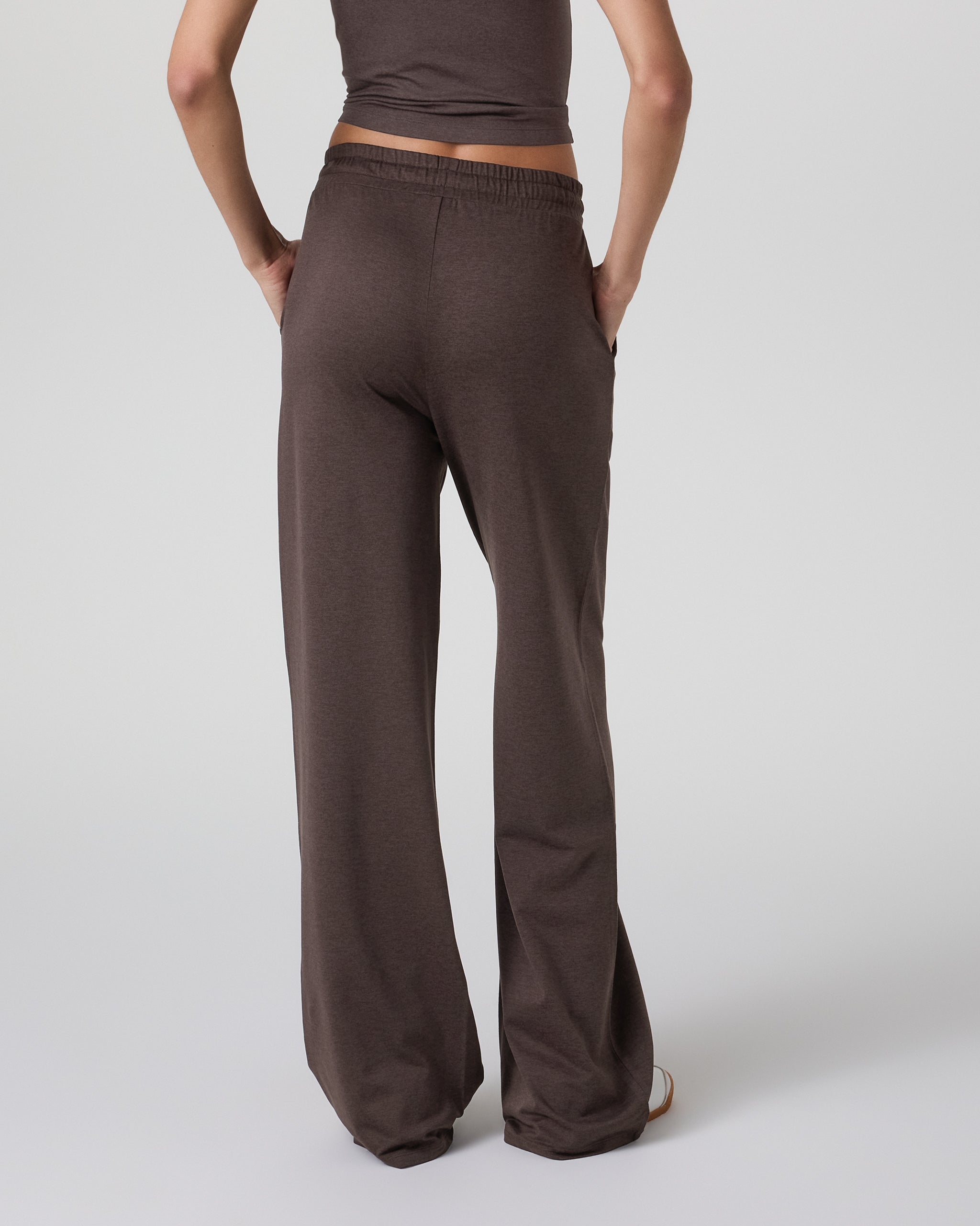 Halo Essential Wideleg Pant | Java Heather
