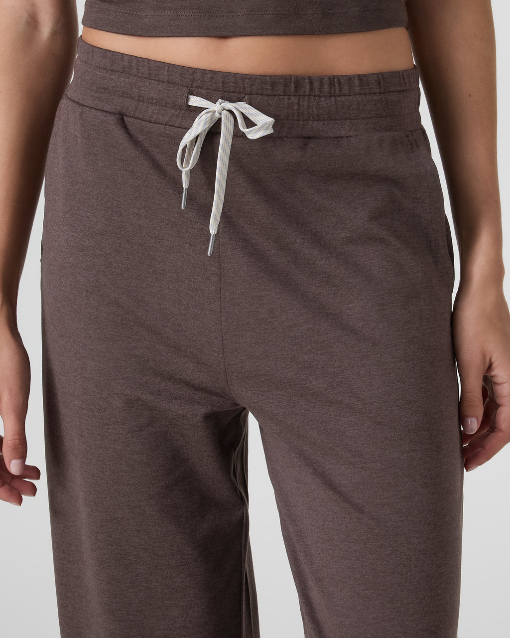 Halo Essential Wideleg Pant - Long | Java Heather
