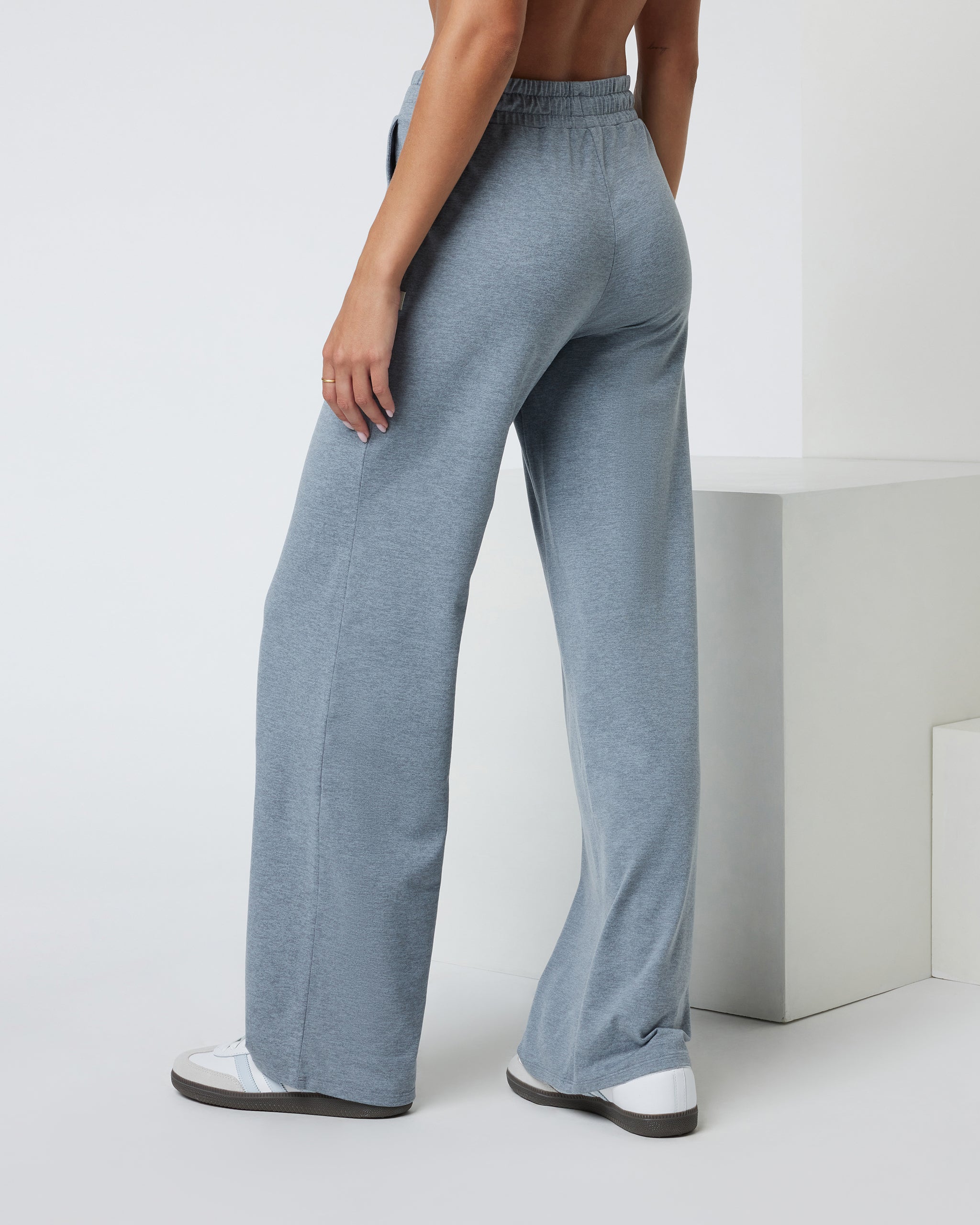 Halo Essential Wideleg Pant | Mallorca Heather