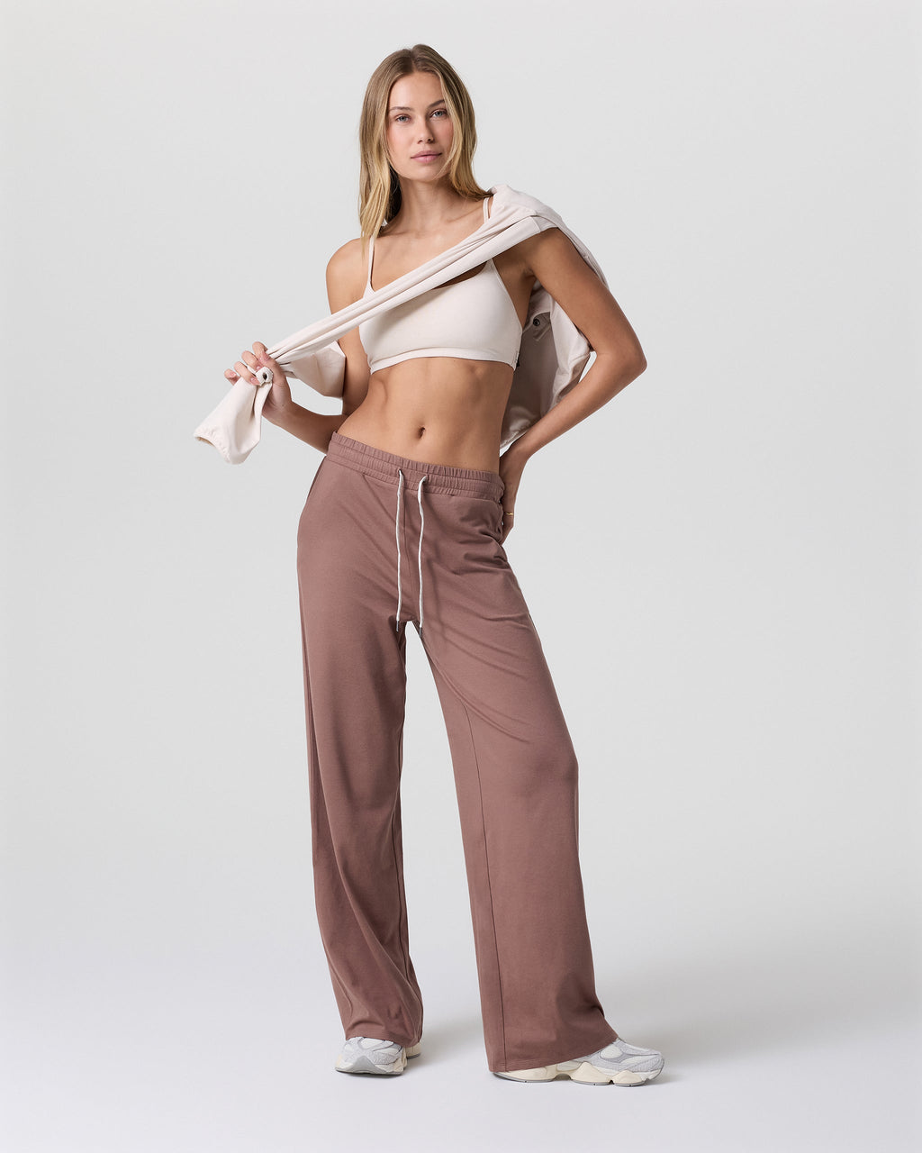 Halo Essential Wideleg Pant | Cardamom Heather
