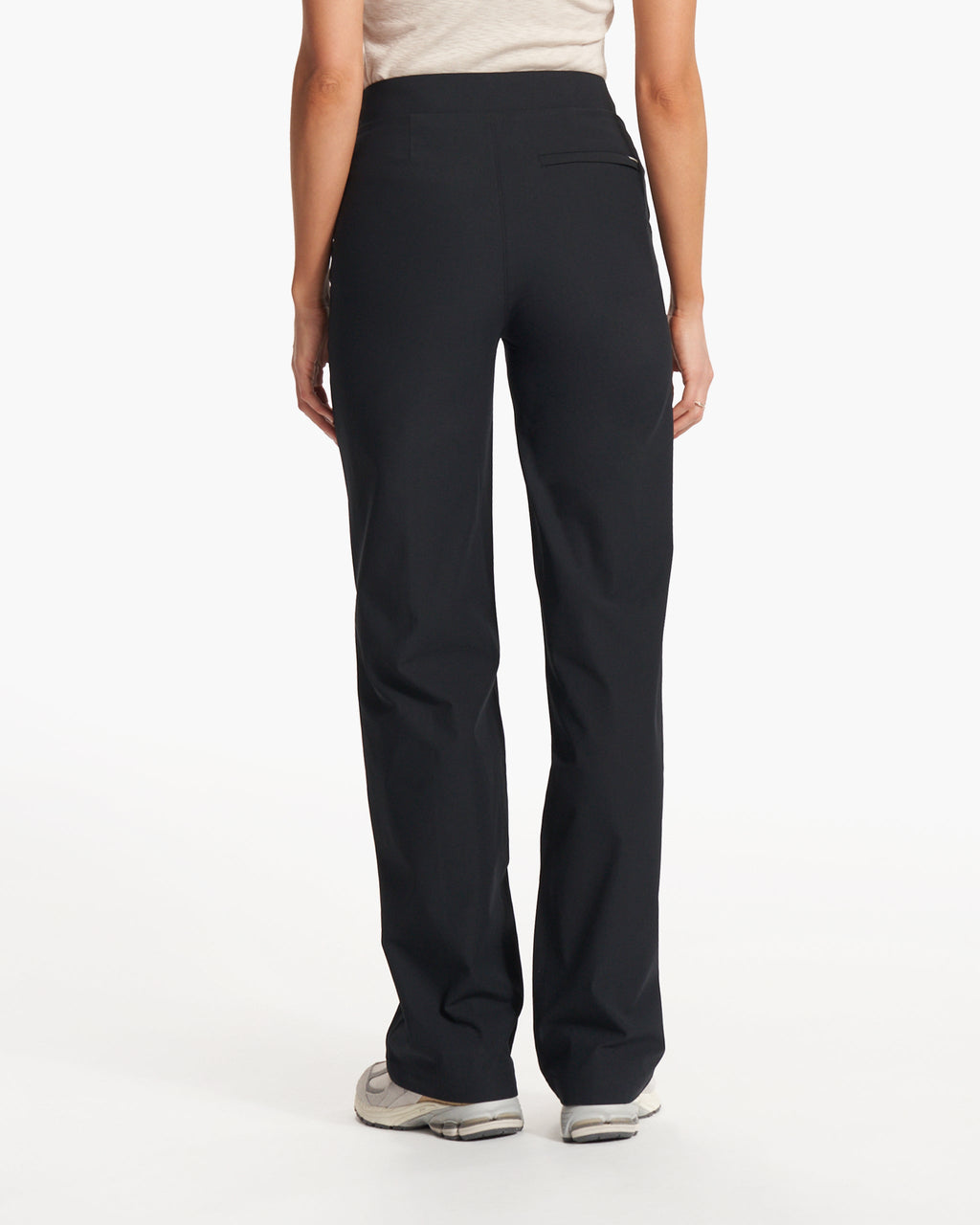 Womens Meta Wideleg Pant - Long | Black