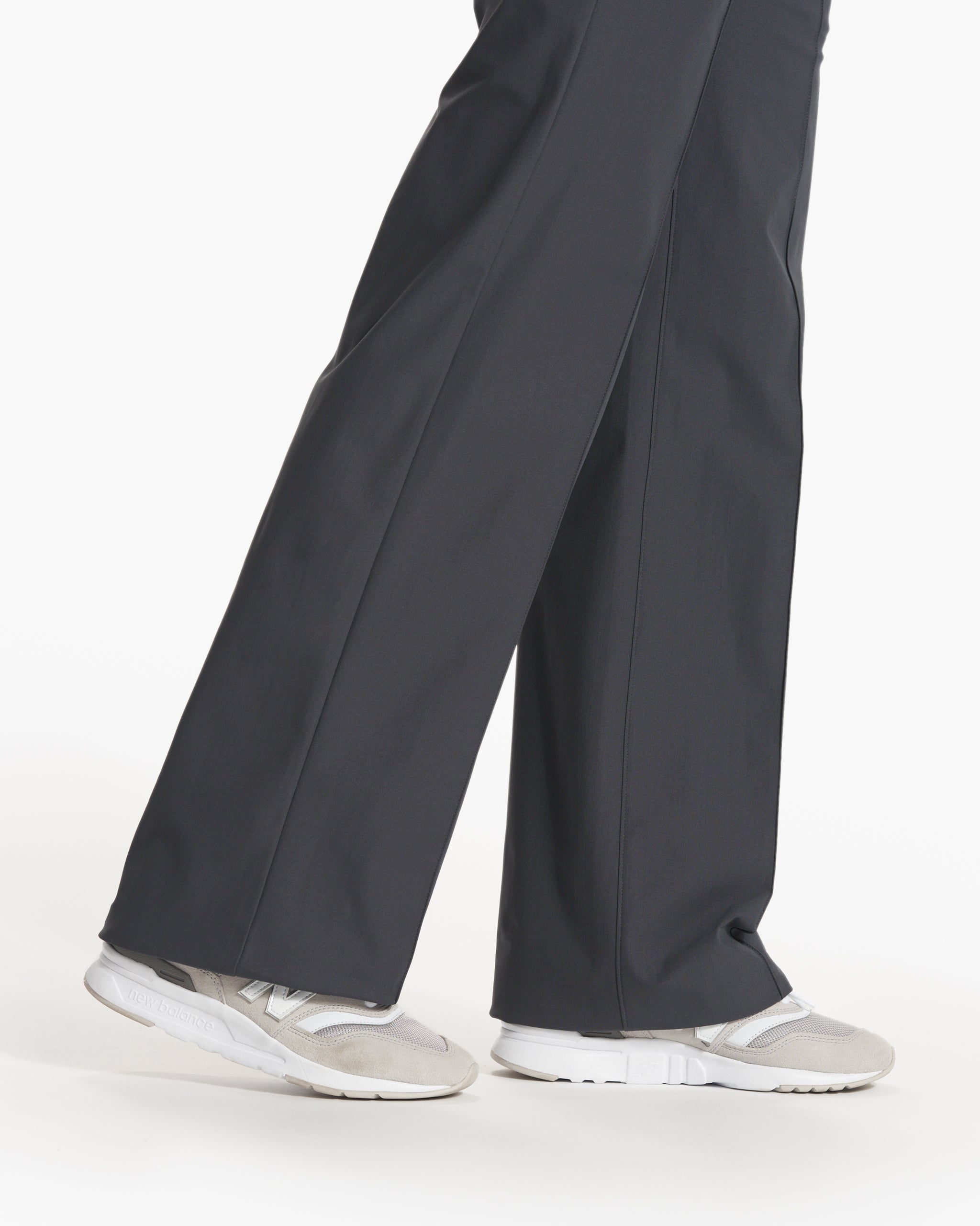 Womens Meta Wideleg Pant | Charcoal