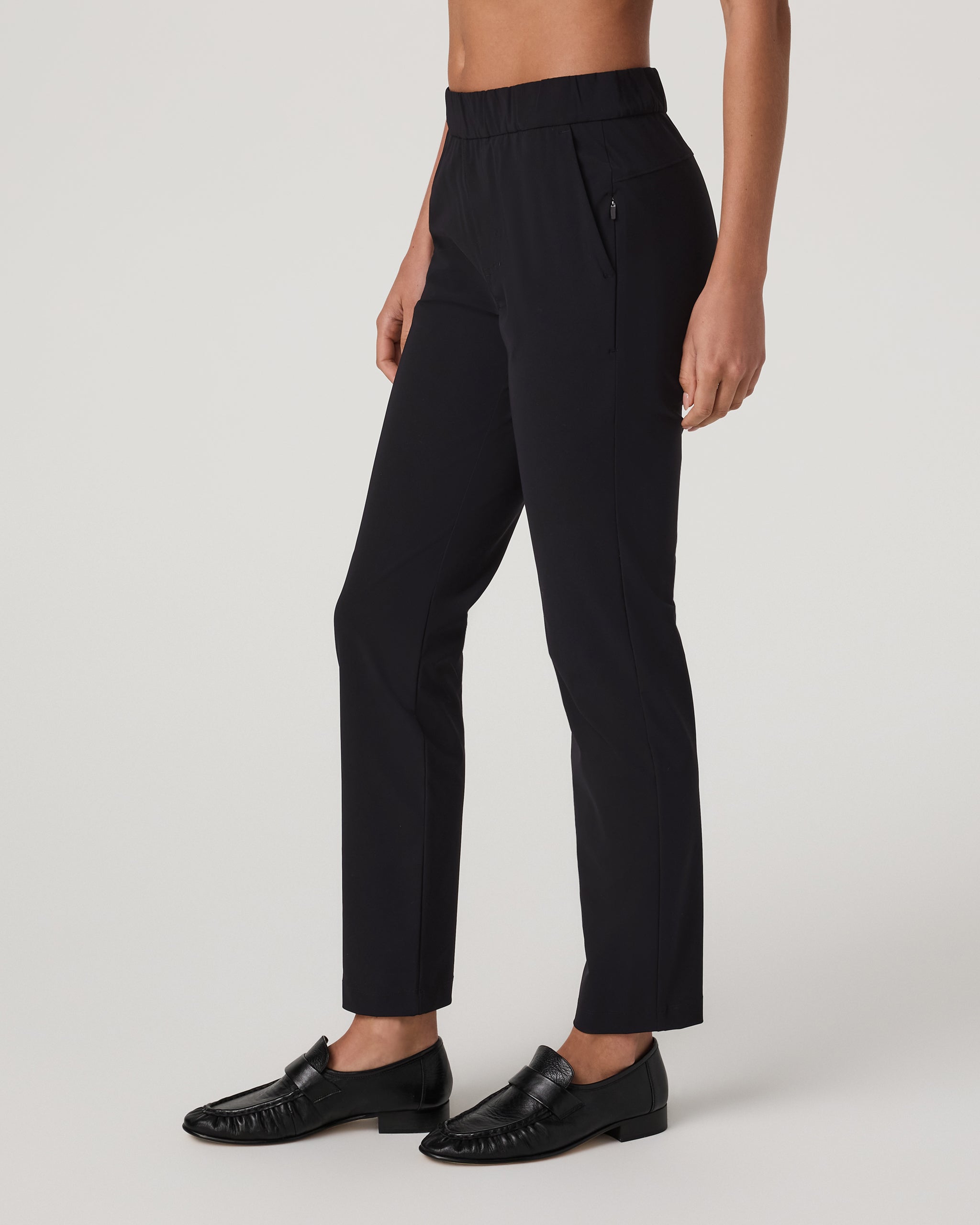 Miles Ankle Pant-Long | Black