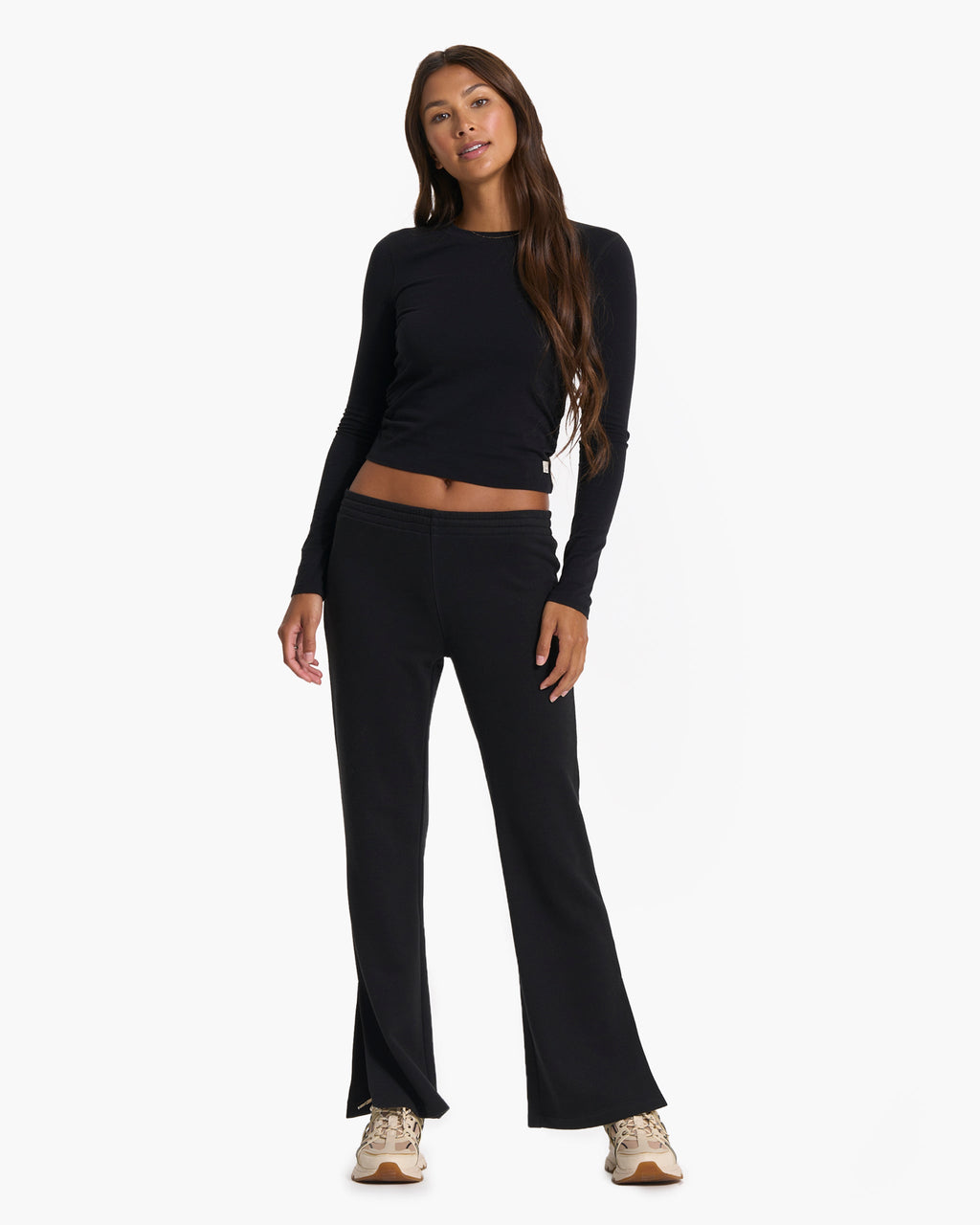Sedona Wideleg Sweatpant | Black