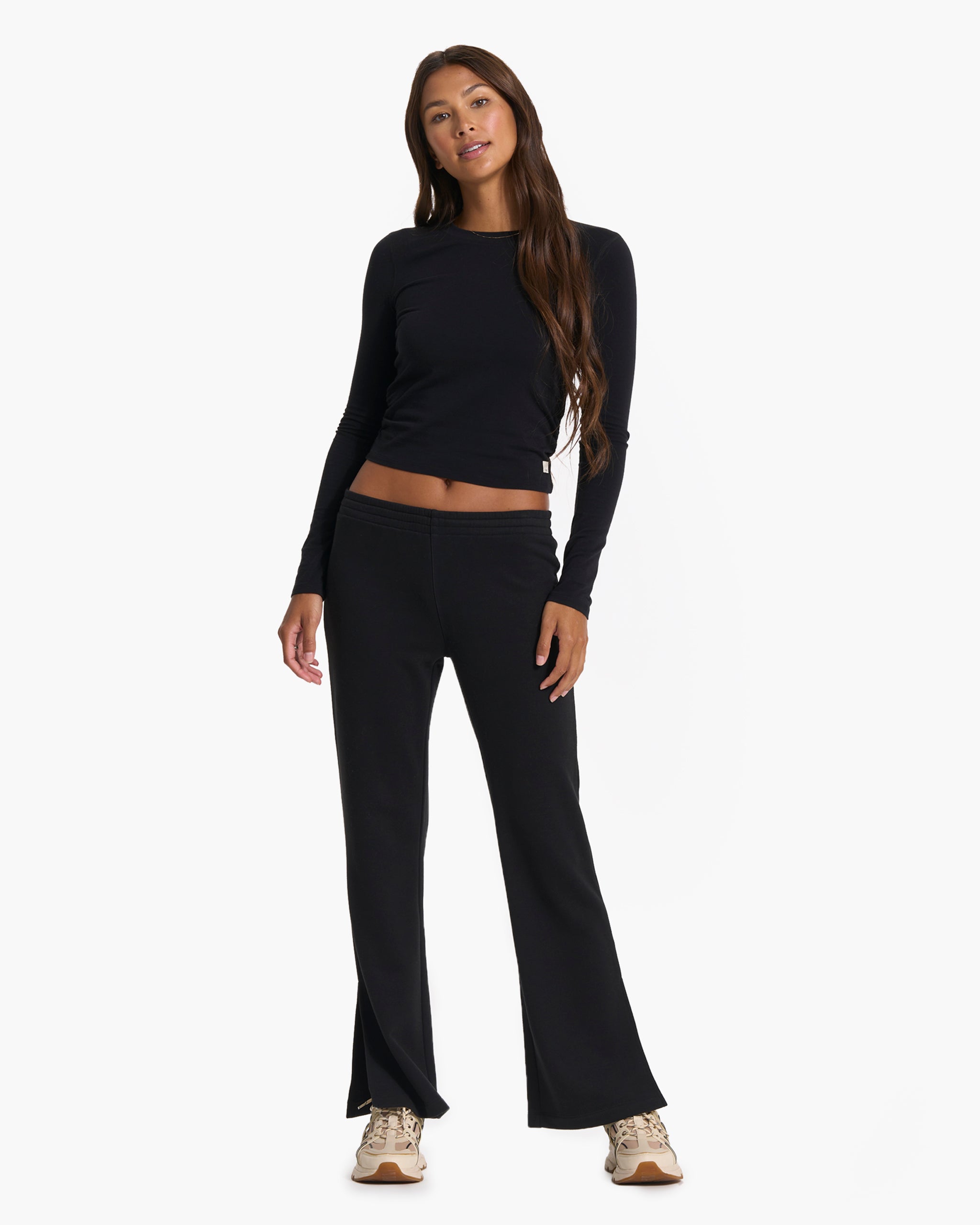 Sedona Wideleg Sweatpant | Black