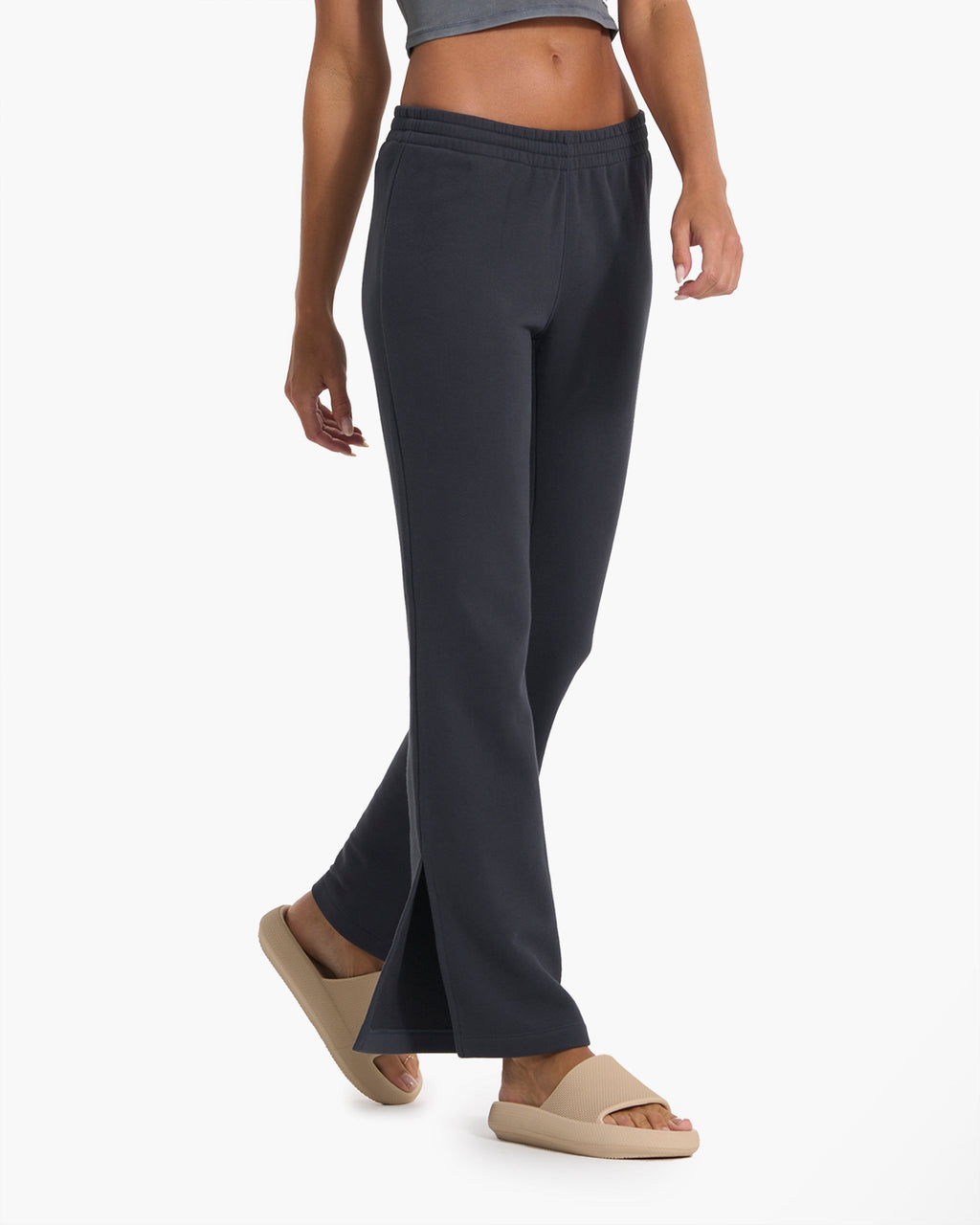 Sedona Wideleg Sweatpant | Charcoal