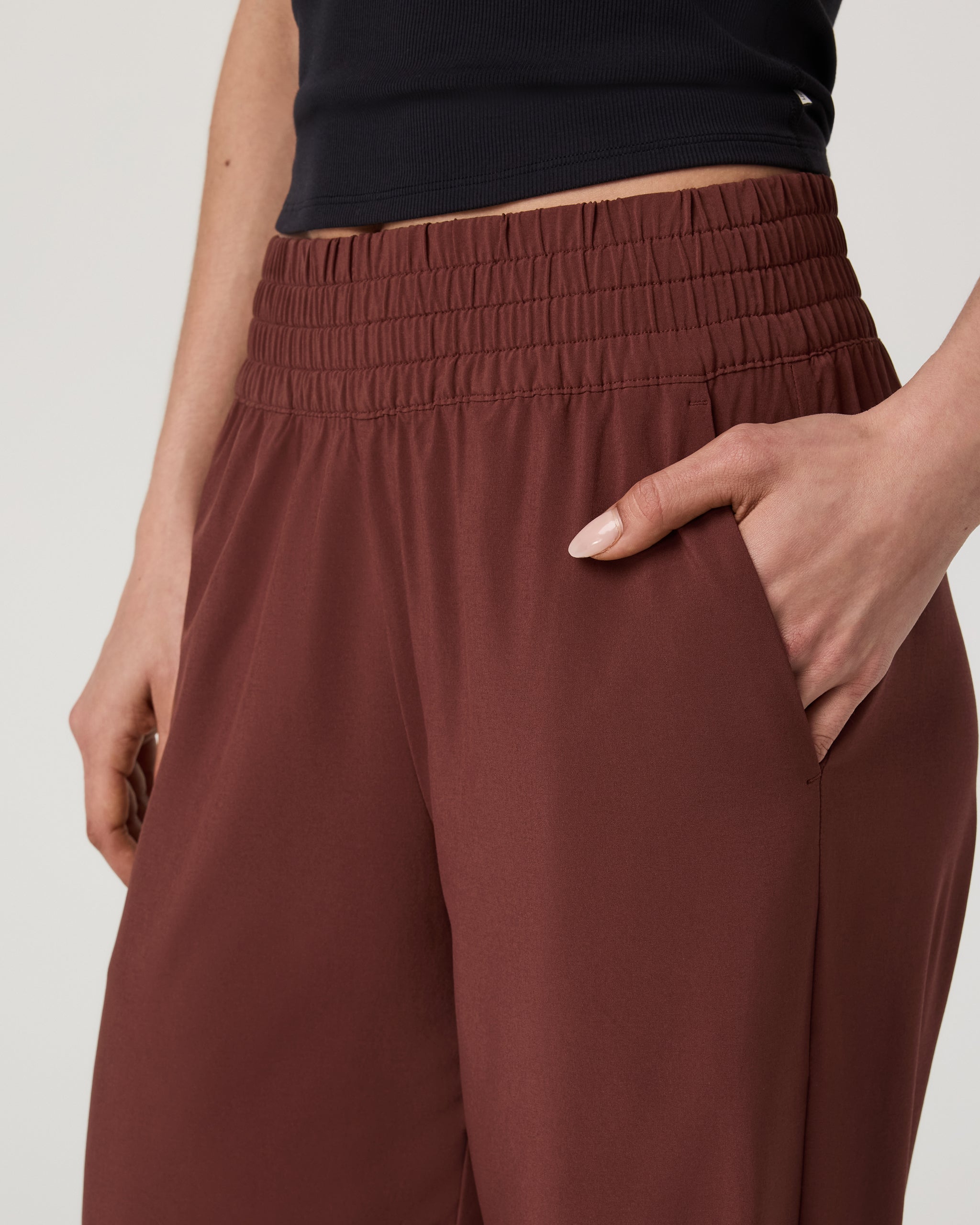 Villa Wideleg Pant - Long | Burnt Sienna