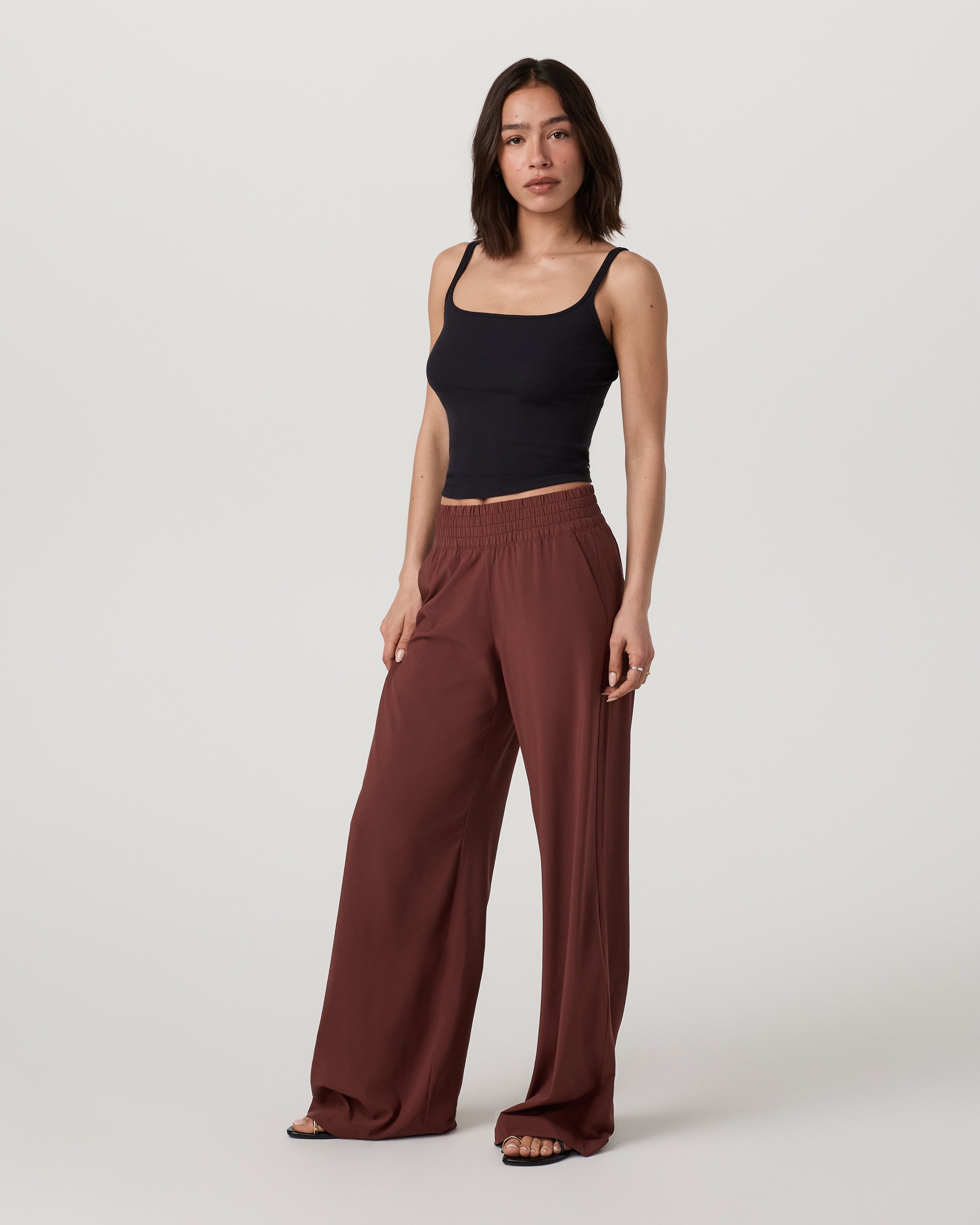 Villa Wideleg Pant - Short | Burnt Sienna