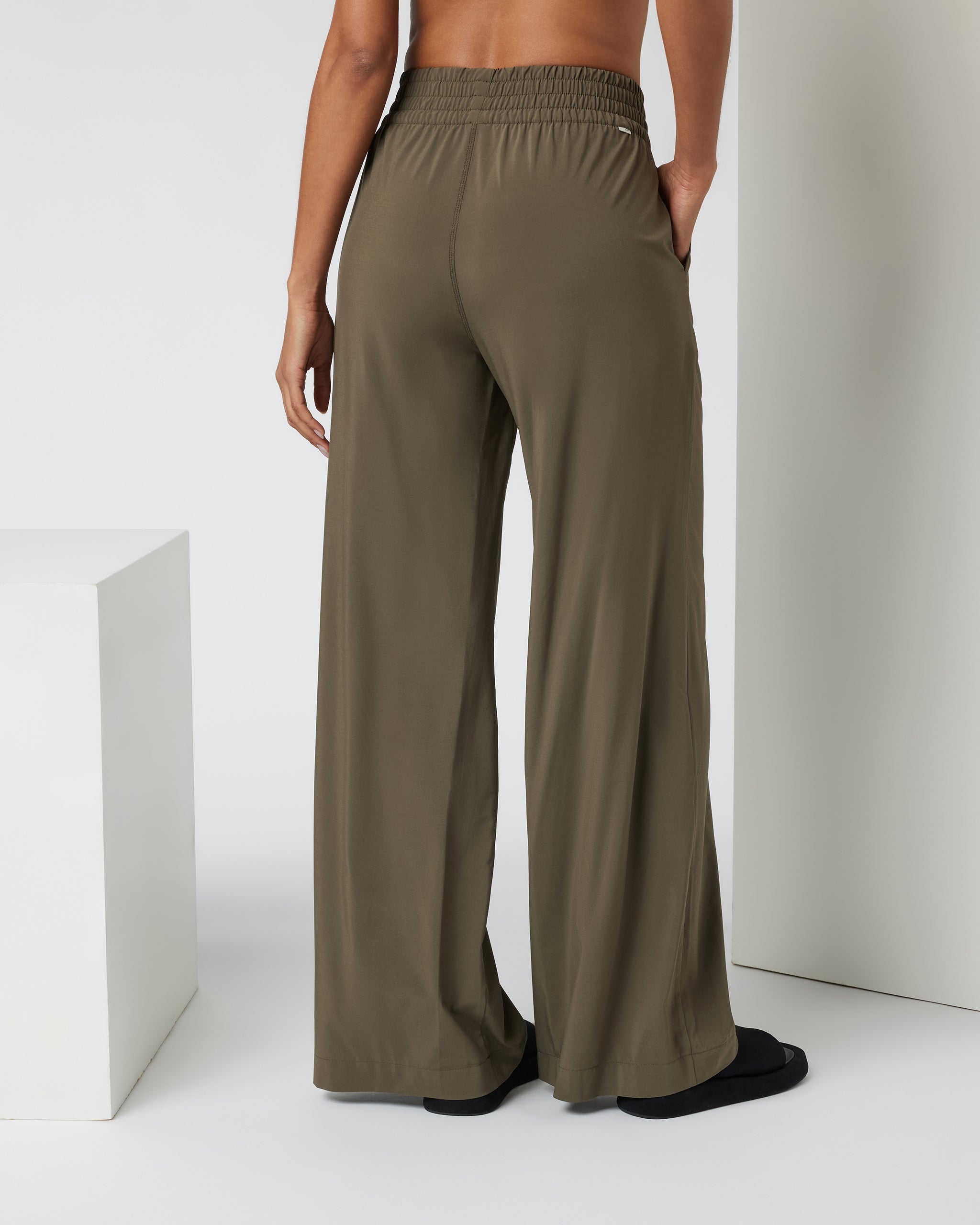Villa Wideleg Pant - Long | Dark Oregano