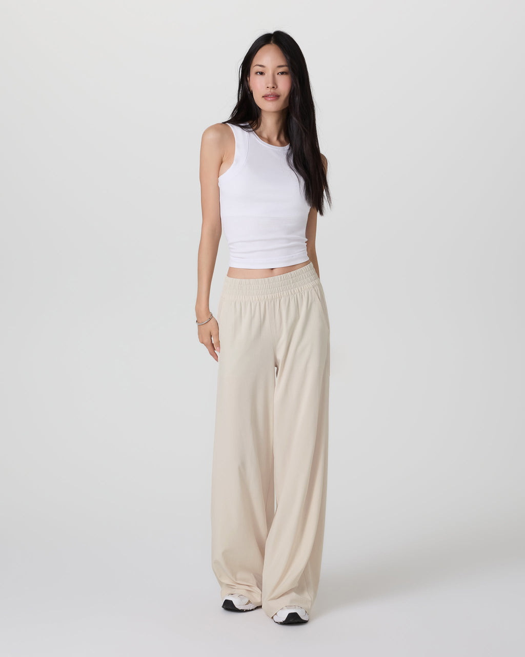 Villa Wideleg Pant - Long | Milkweed