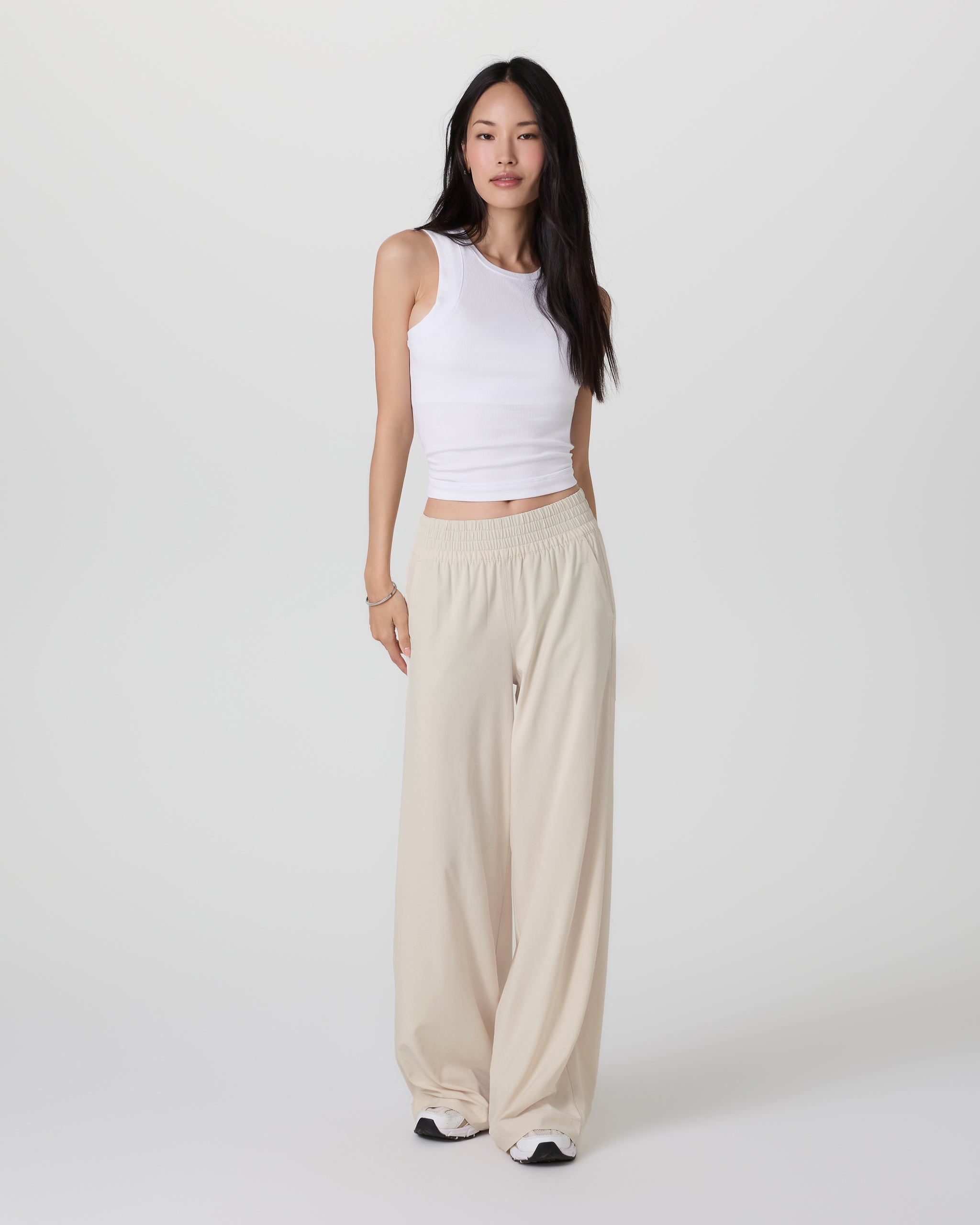 Villa Wideleg Pant - Long | Milkweed