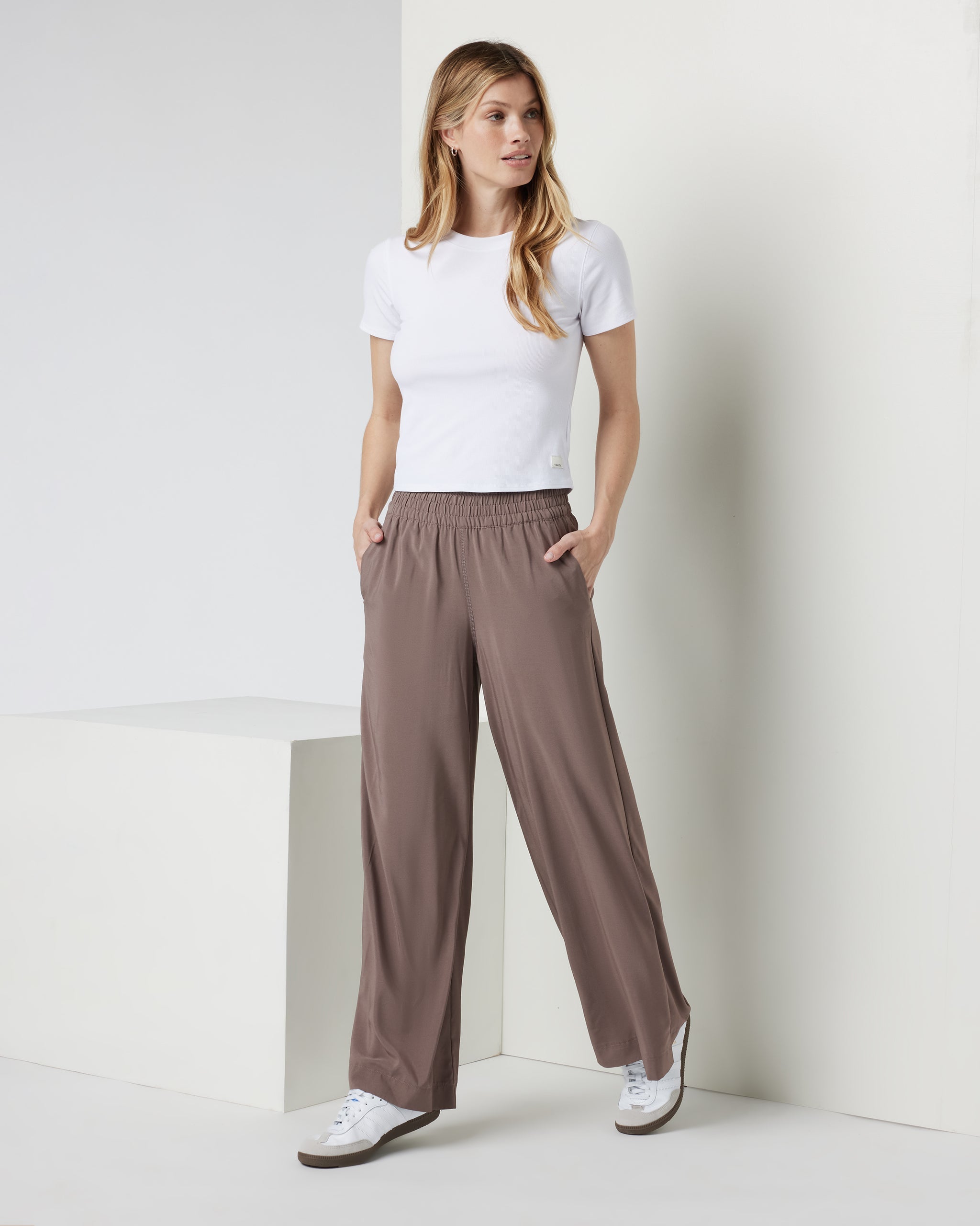 Villa Wideleg Pant - Short | Chocolate