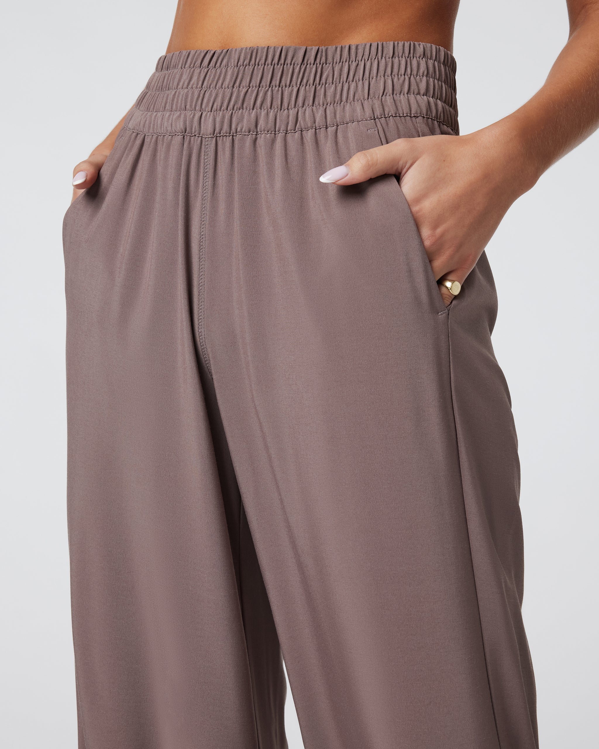 Villa Wideleg Pant | Chocolate