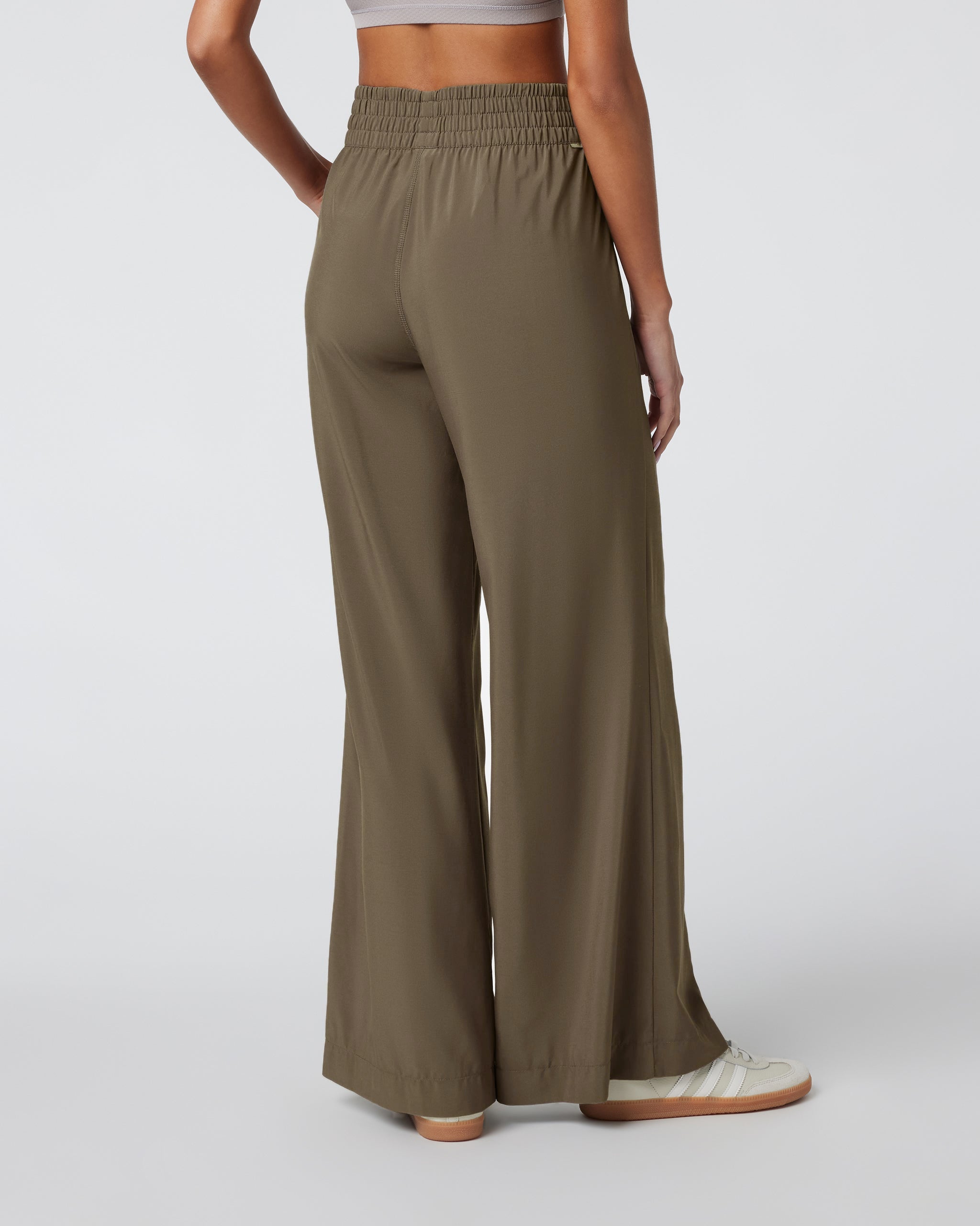 Villa Wideleg Pant | Dark Oregano