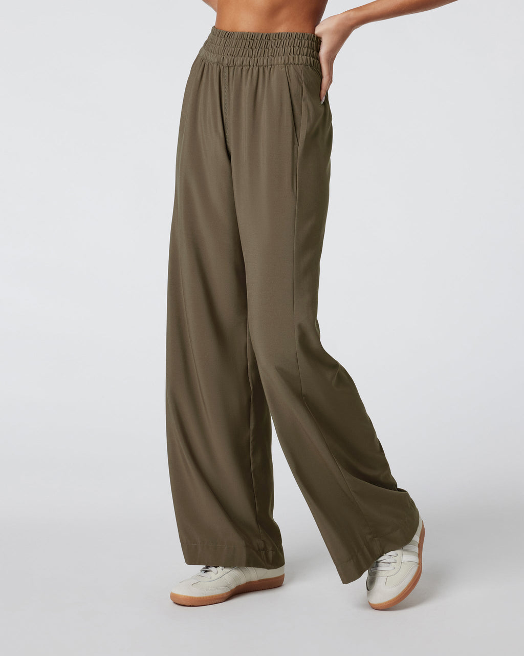 Villa Wideleg Pant | Dark Oregano