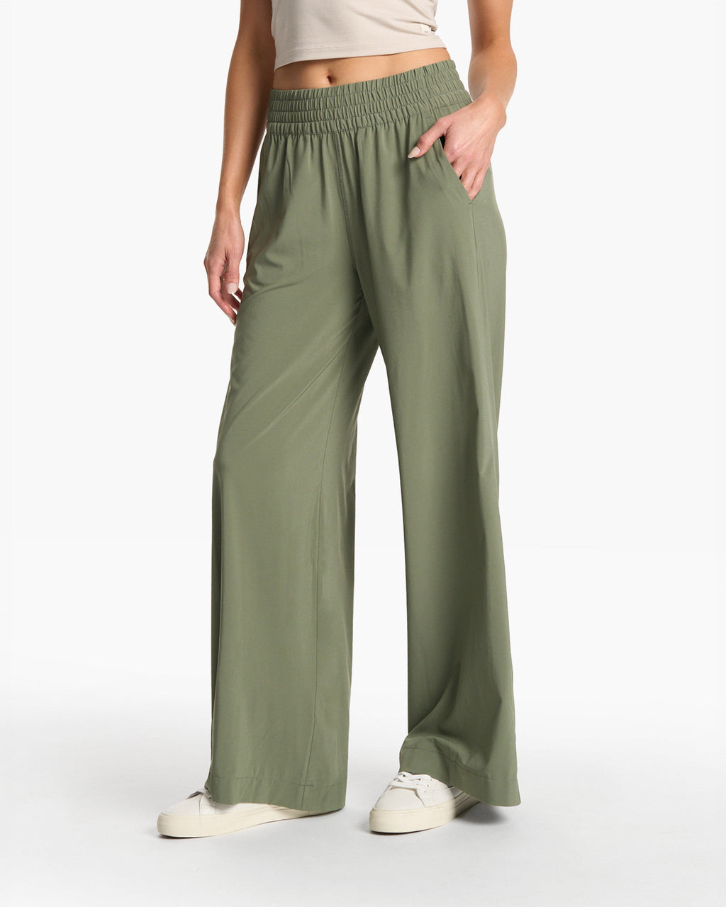 Villa Wideleg Pant | Pistachio