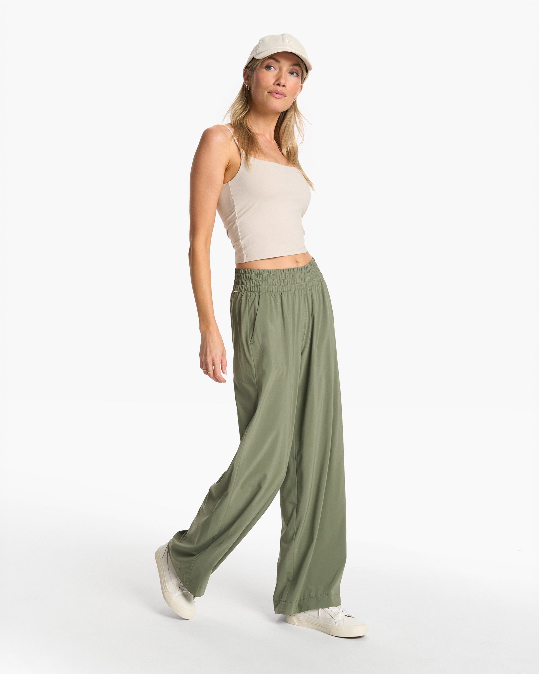 Villa Wideleg Pant | Pistachio