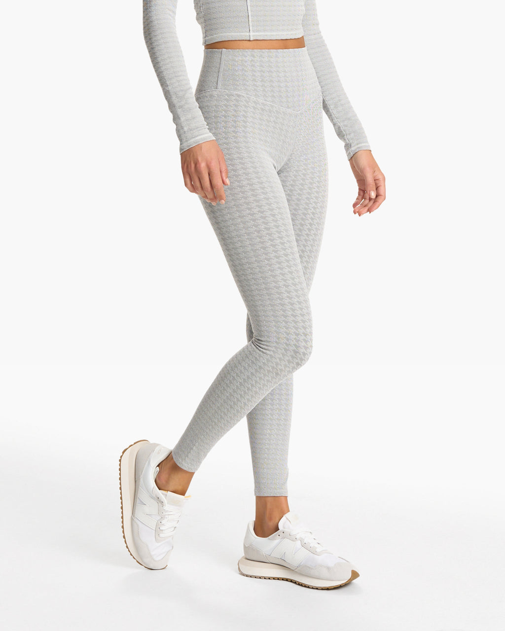 Textured Chilled Out Legging | Houndstooth