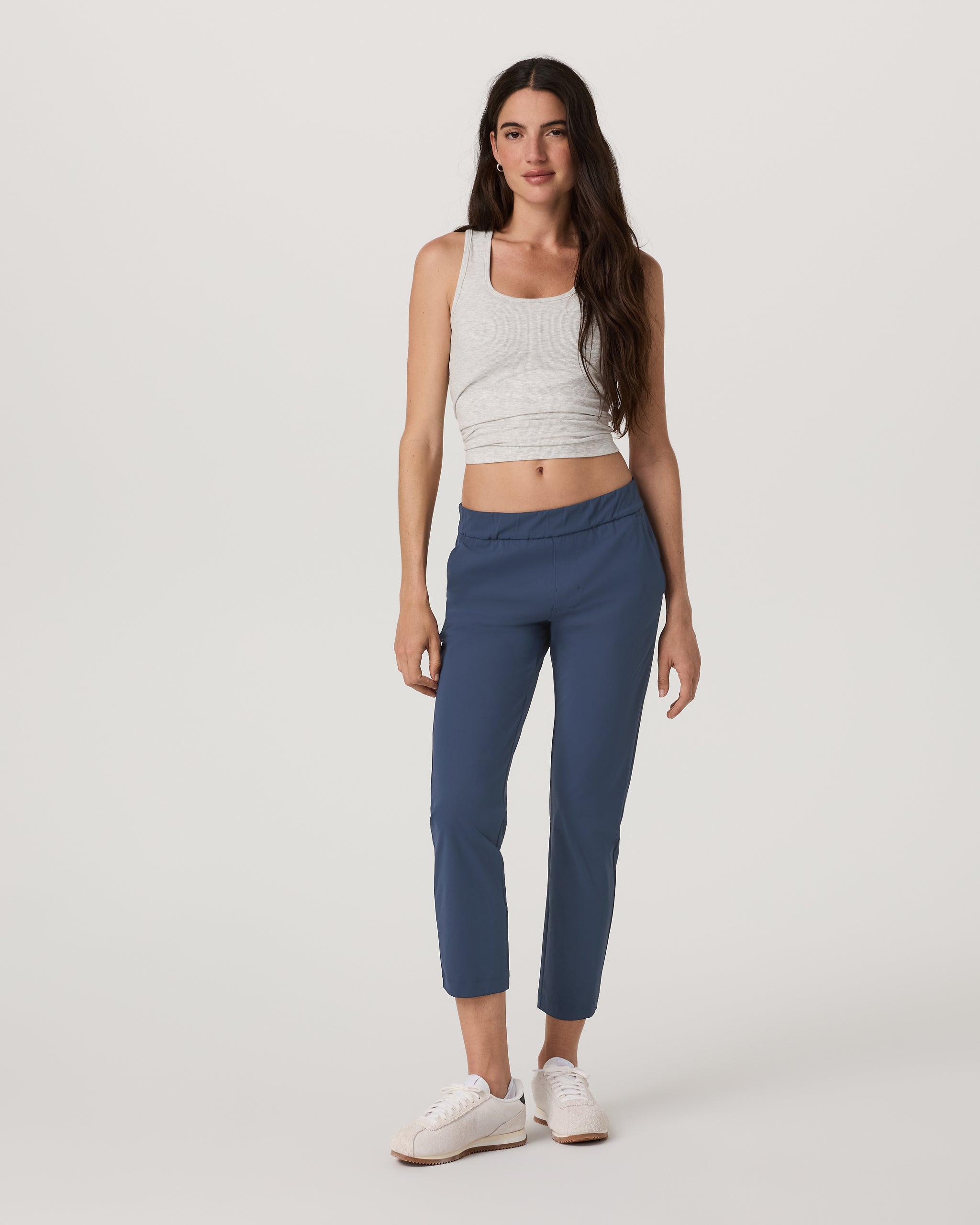 Miles Ankle Pant | Blue Coast