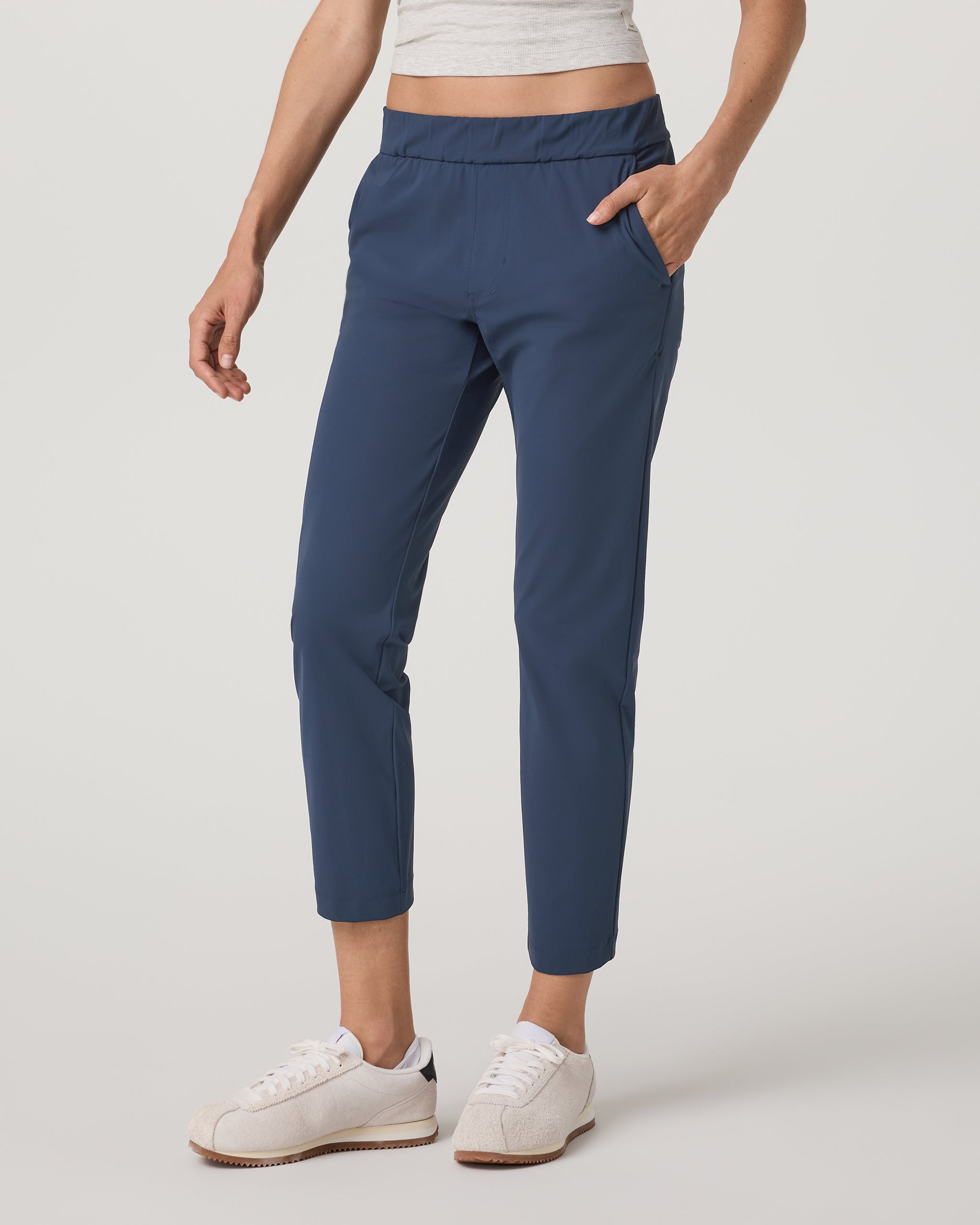 Miles Ankle Pant | Blue Coast