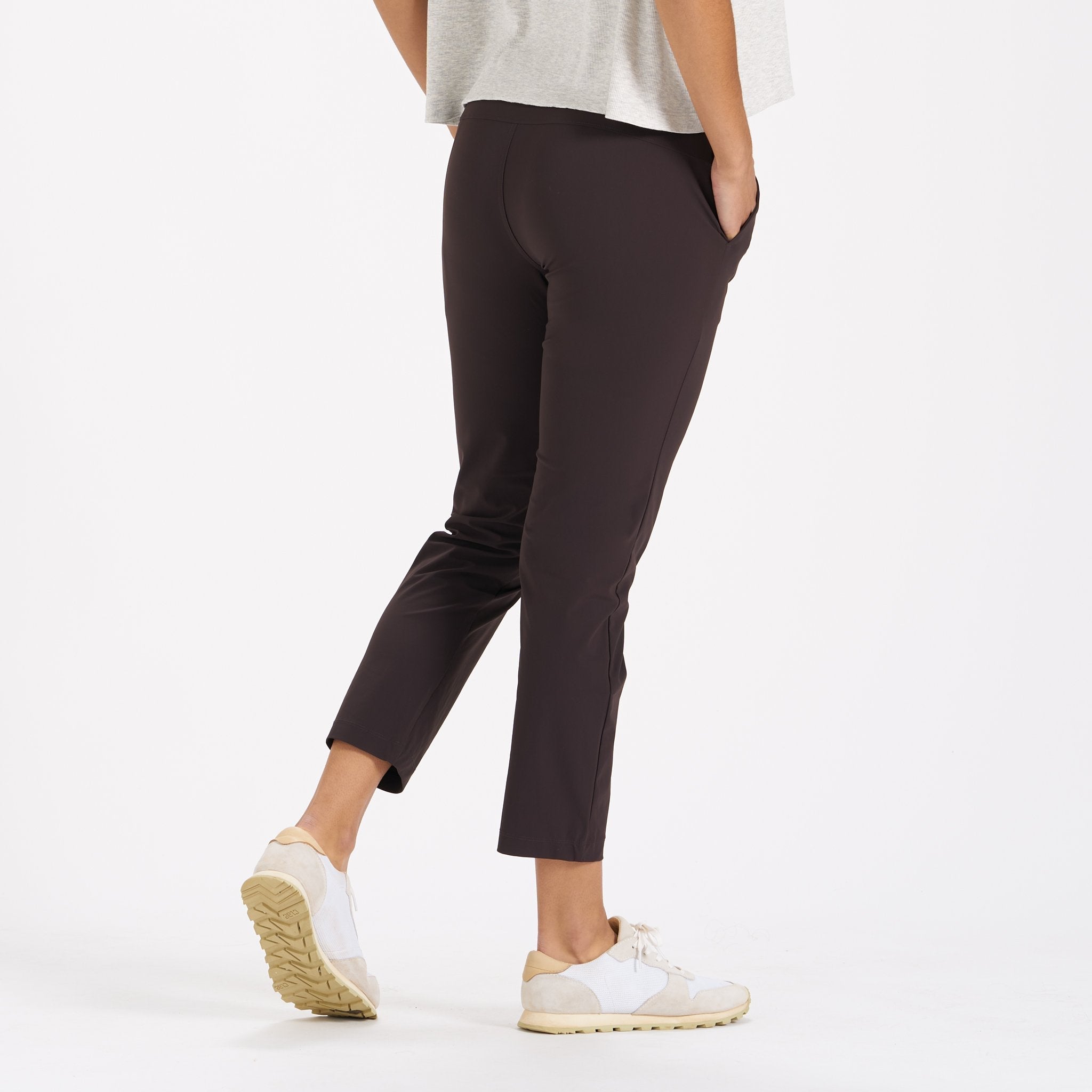 Miles Ankle Pant | Dark Cherry